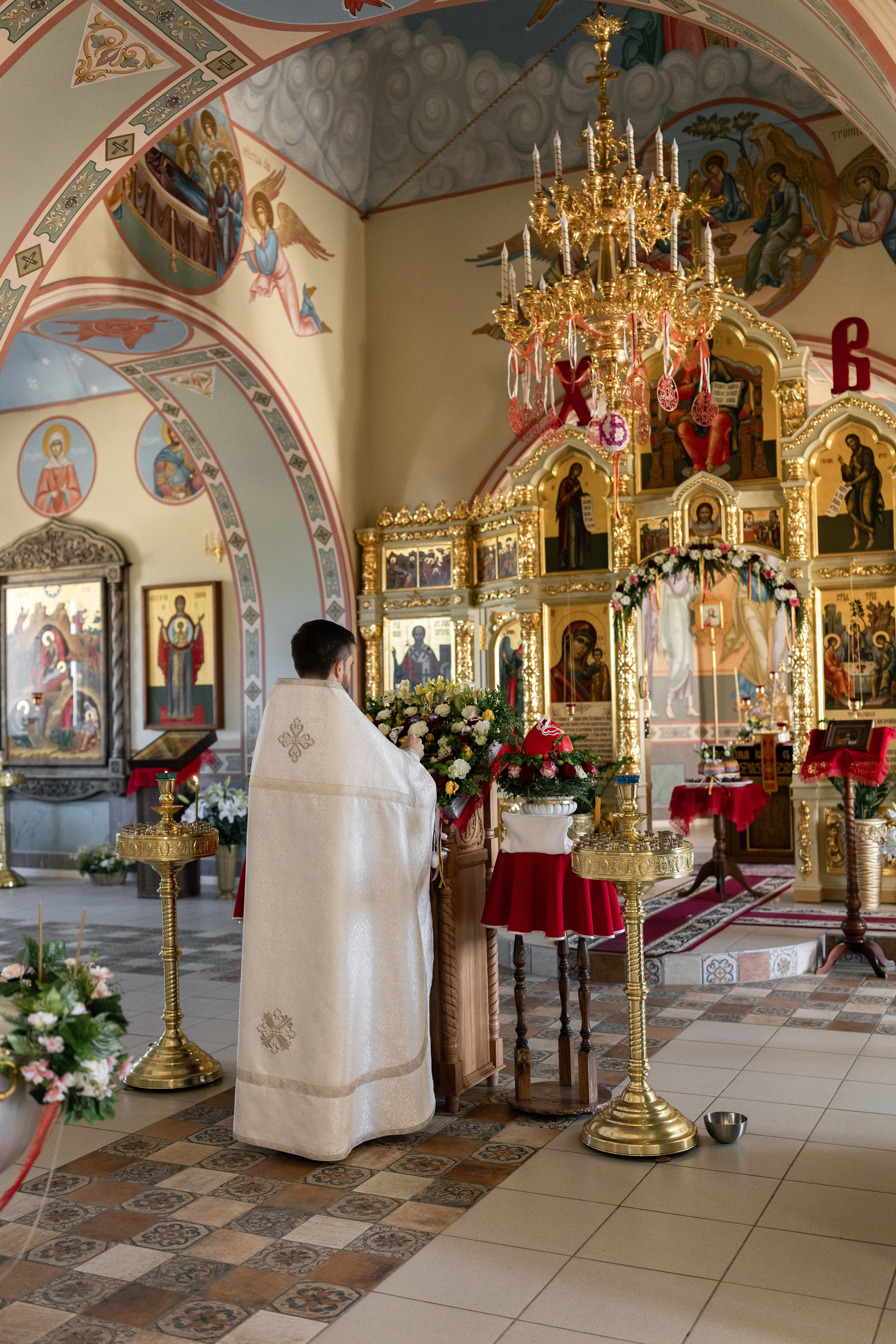 Крещение Николая в Церкви Троицы Живоначальной. Анастасия Безуглова- свадебный фотограф в Таганроге