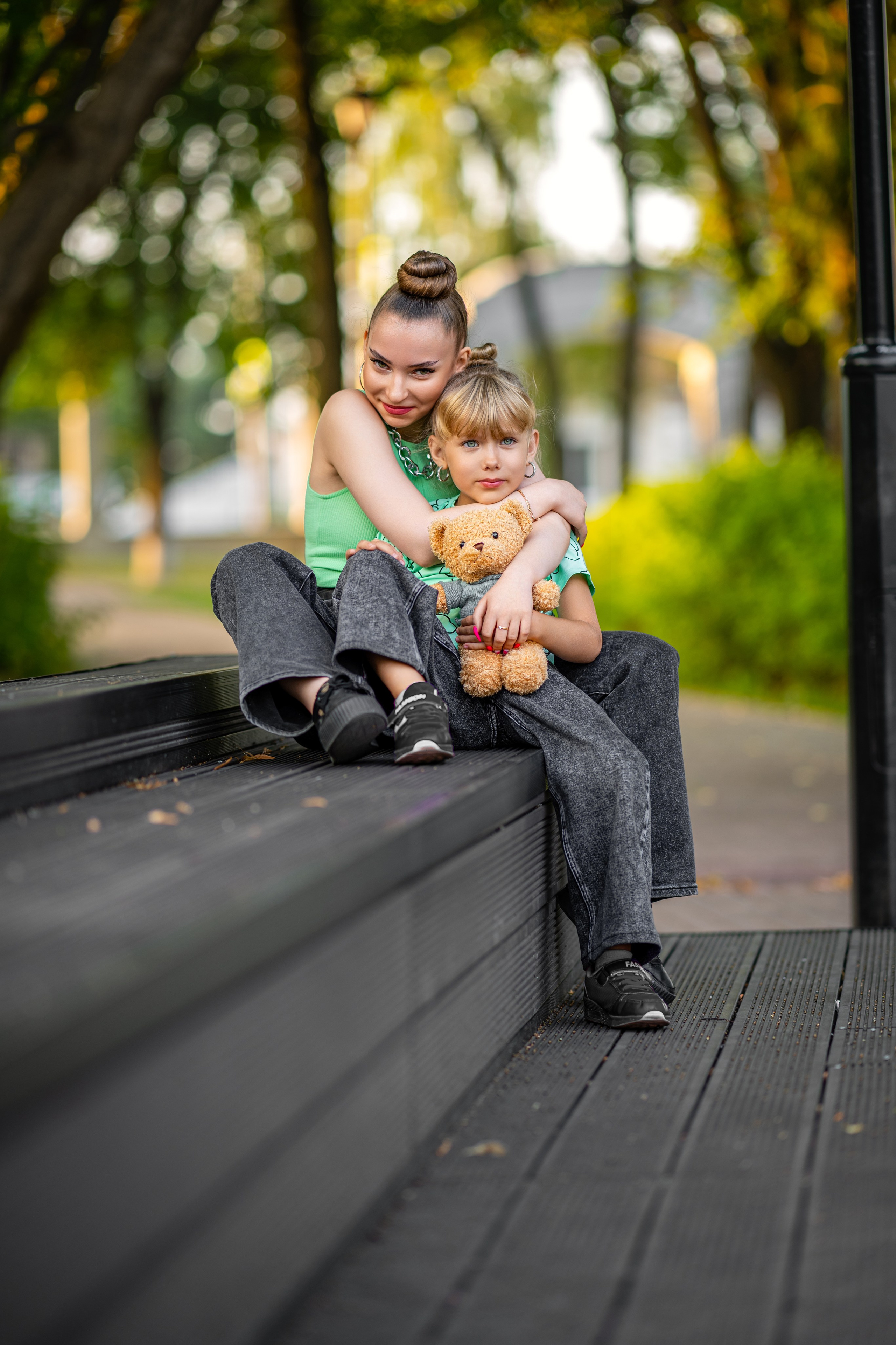 Арина — Алиса — летняя прогулка. Фотограф Москва