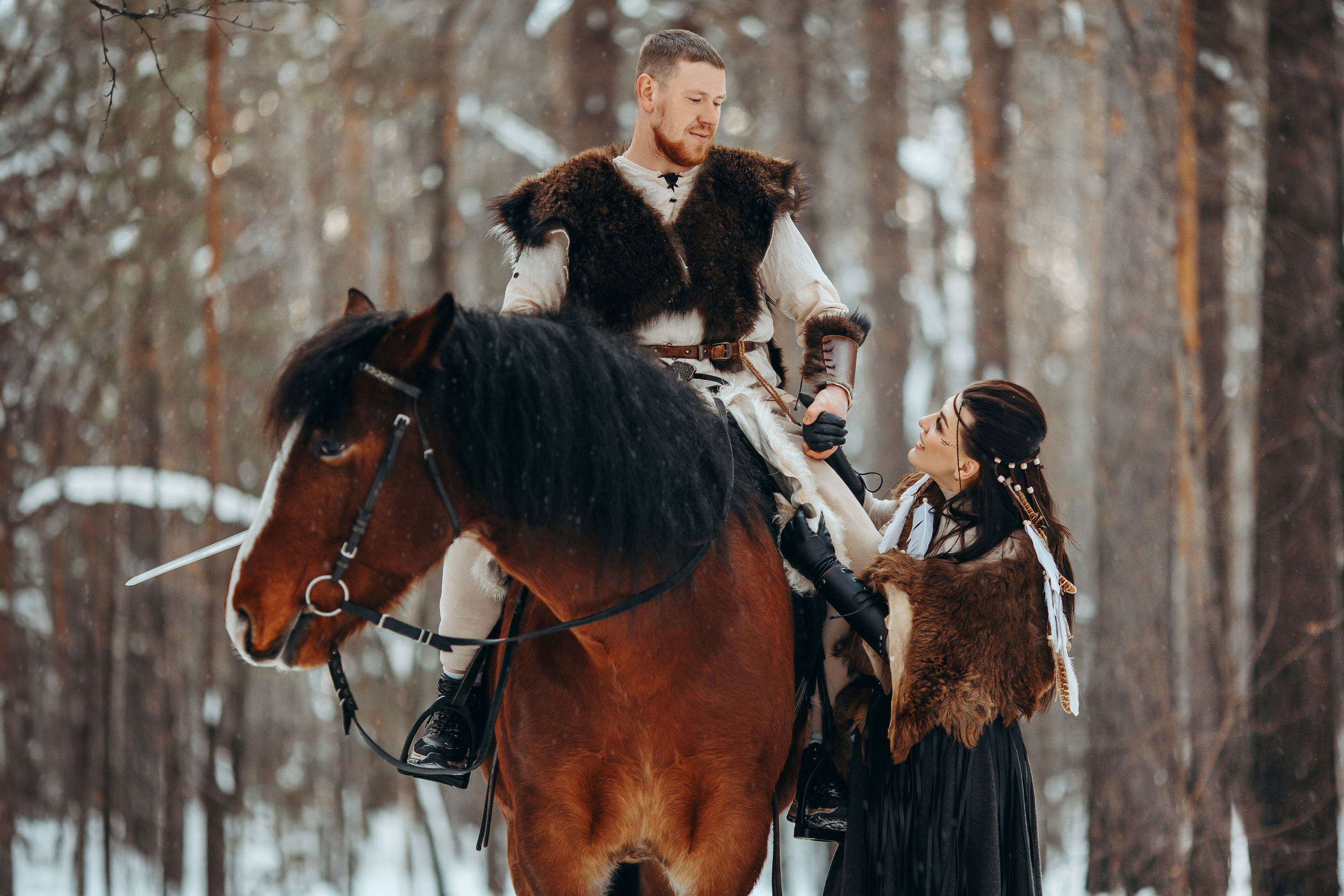 Викинги. Анна Молчанова конный фотограф в Тюмени | фотосессии с лошадьми Тюмень