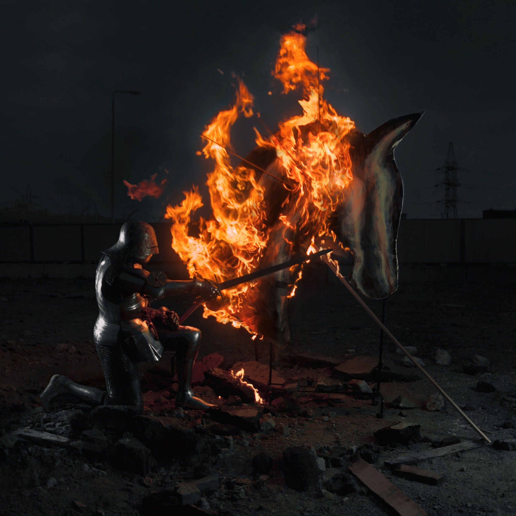 4 всадника апокалипсиса. Фотограф Александр Никитин. Съёмка в доспехах. Санкт-Петербург. nikitin_photo