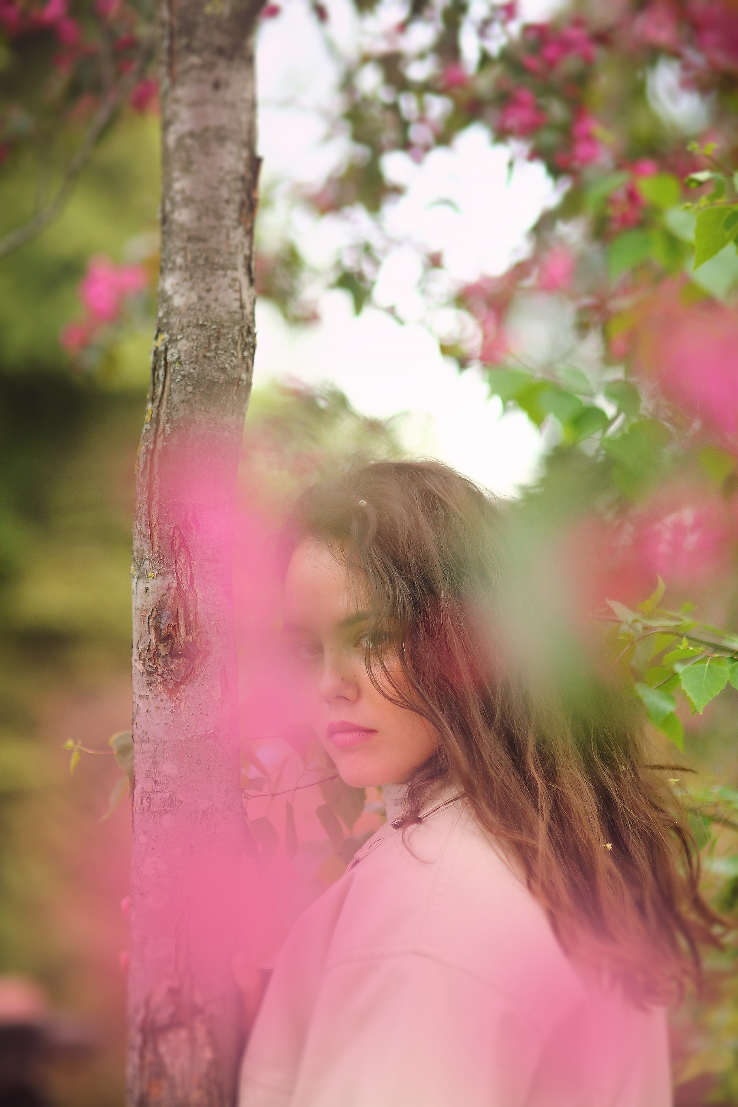 Девушка в цветах вишни. Свадебный и репортажный фотограф в Ярославле и Санкт-Петербурге Роман Микрюков