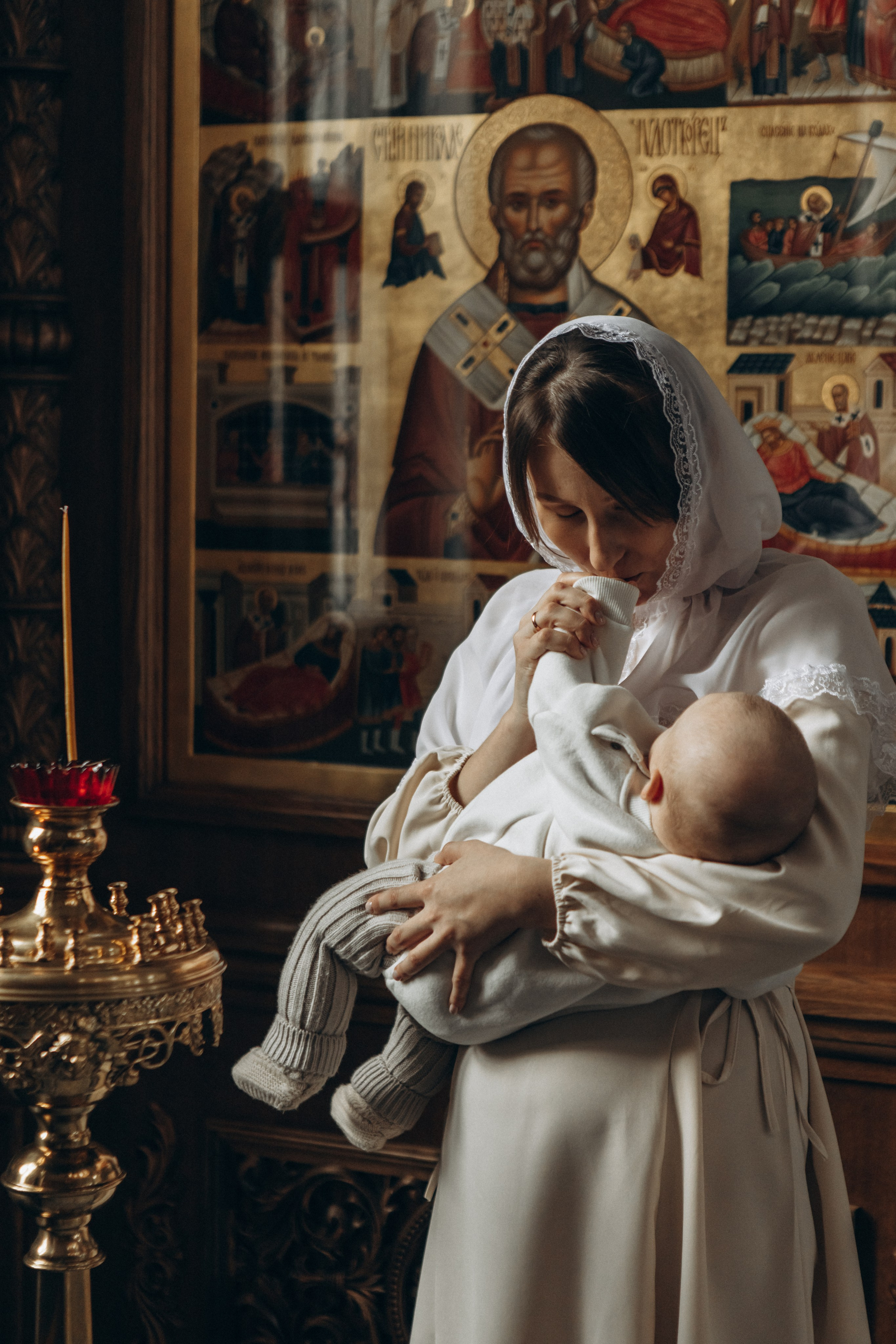 Крещение Дмитрия. Семейный фотограф в Краснодаре Виктория Кокоулина