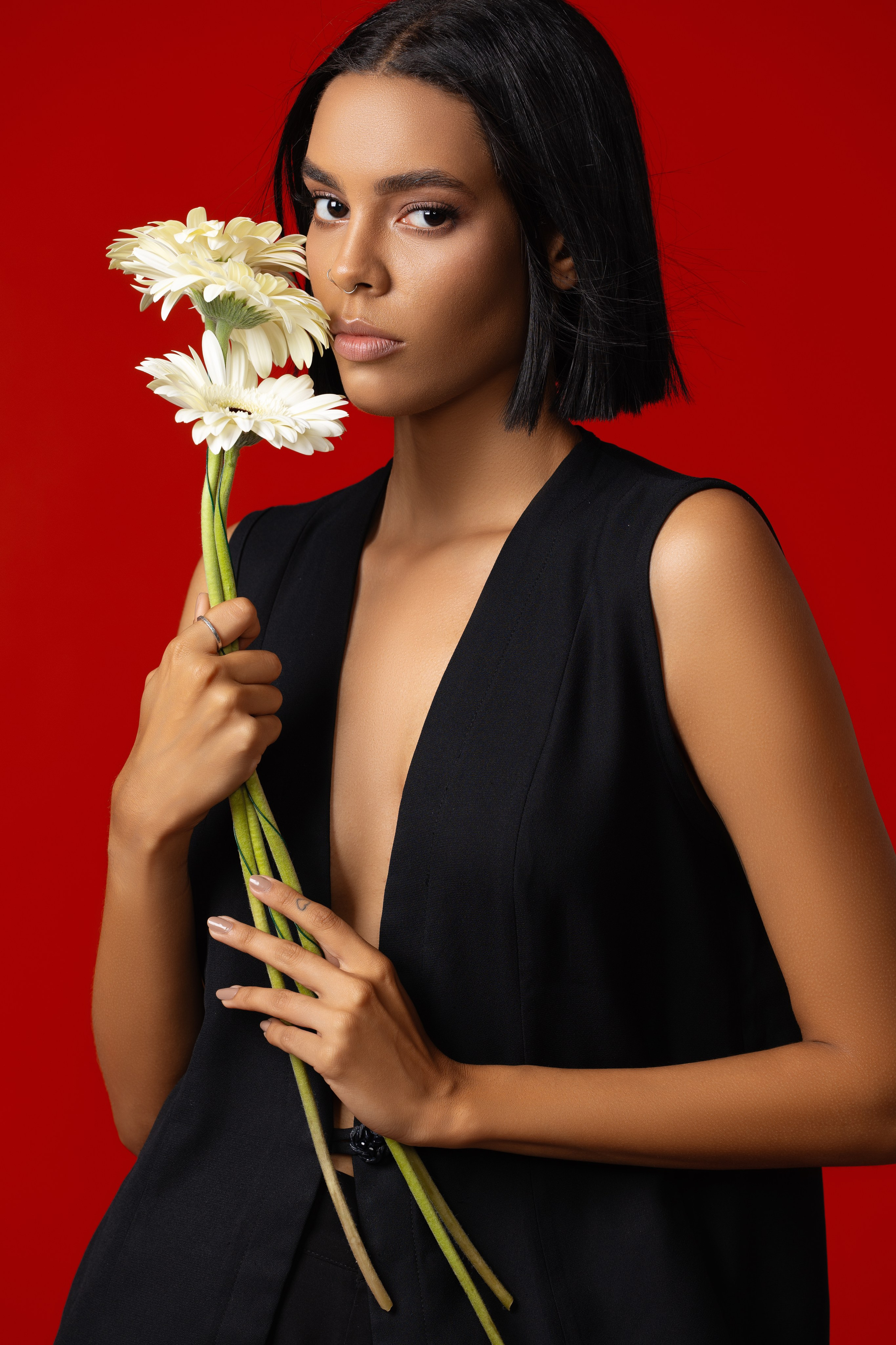 Женский портрет в студии. Фотограф Минск