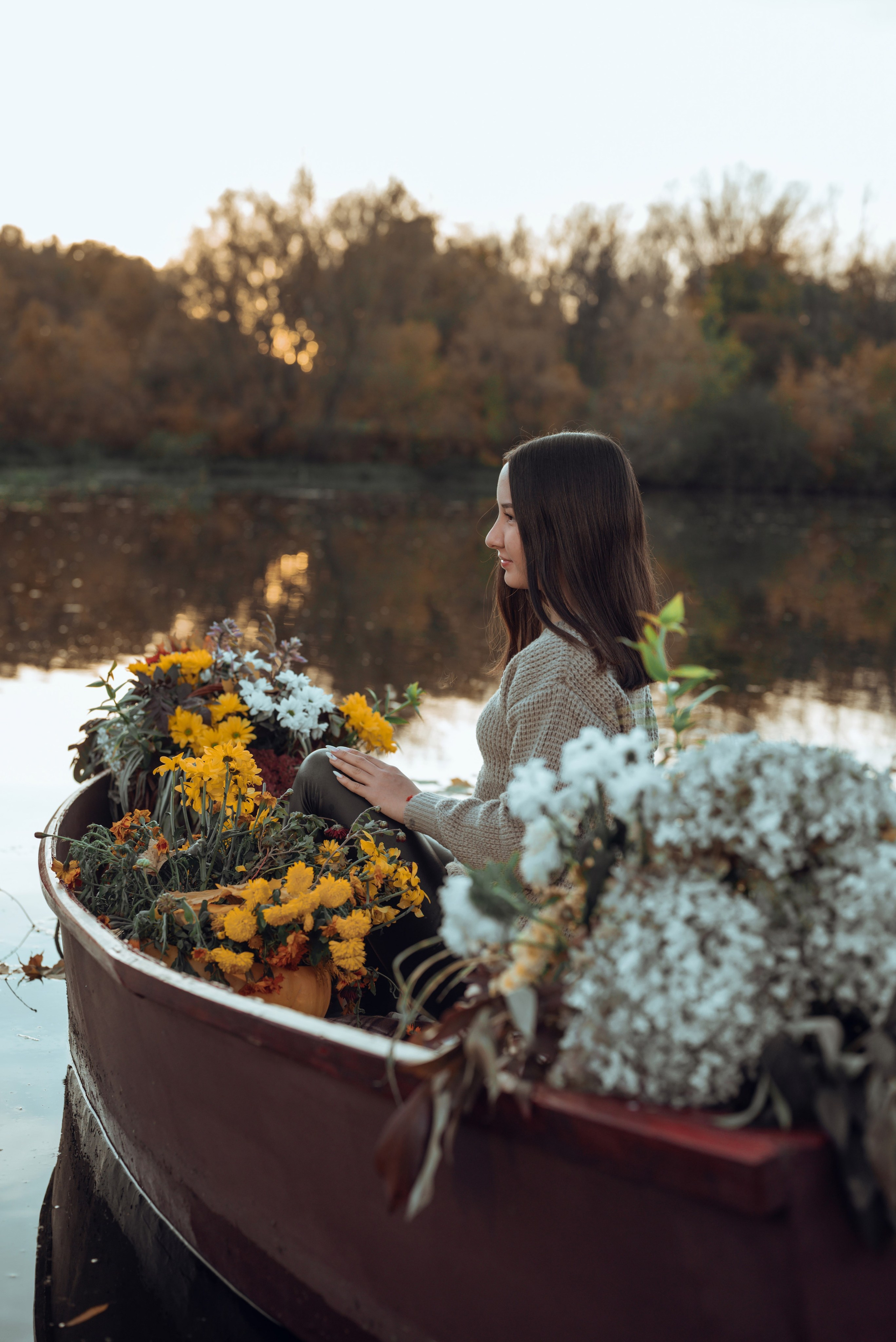 Фотопроект с осенней лодкой. Фотограф в городе Салават