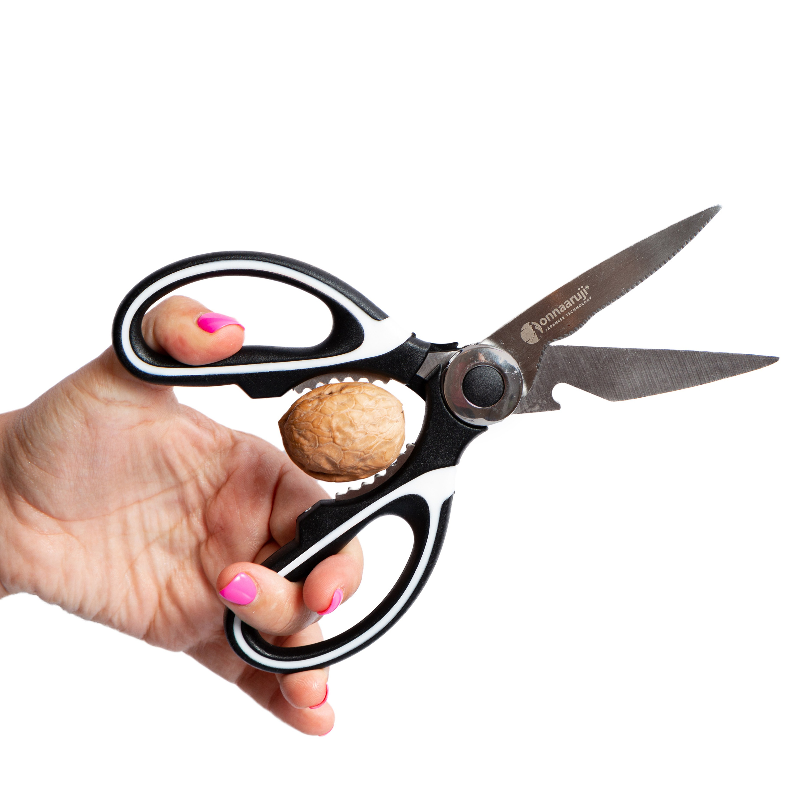 Съёмка ножниц кухонных с орехоколом