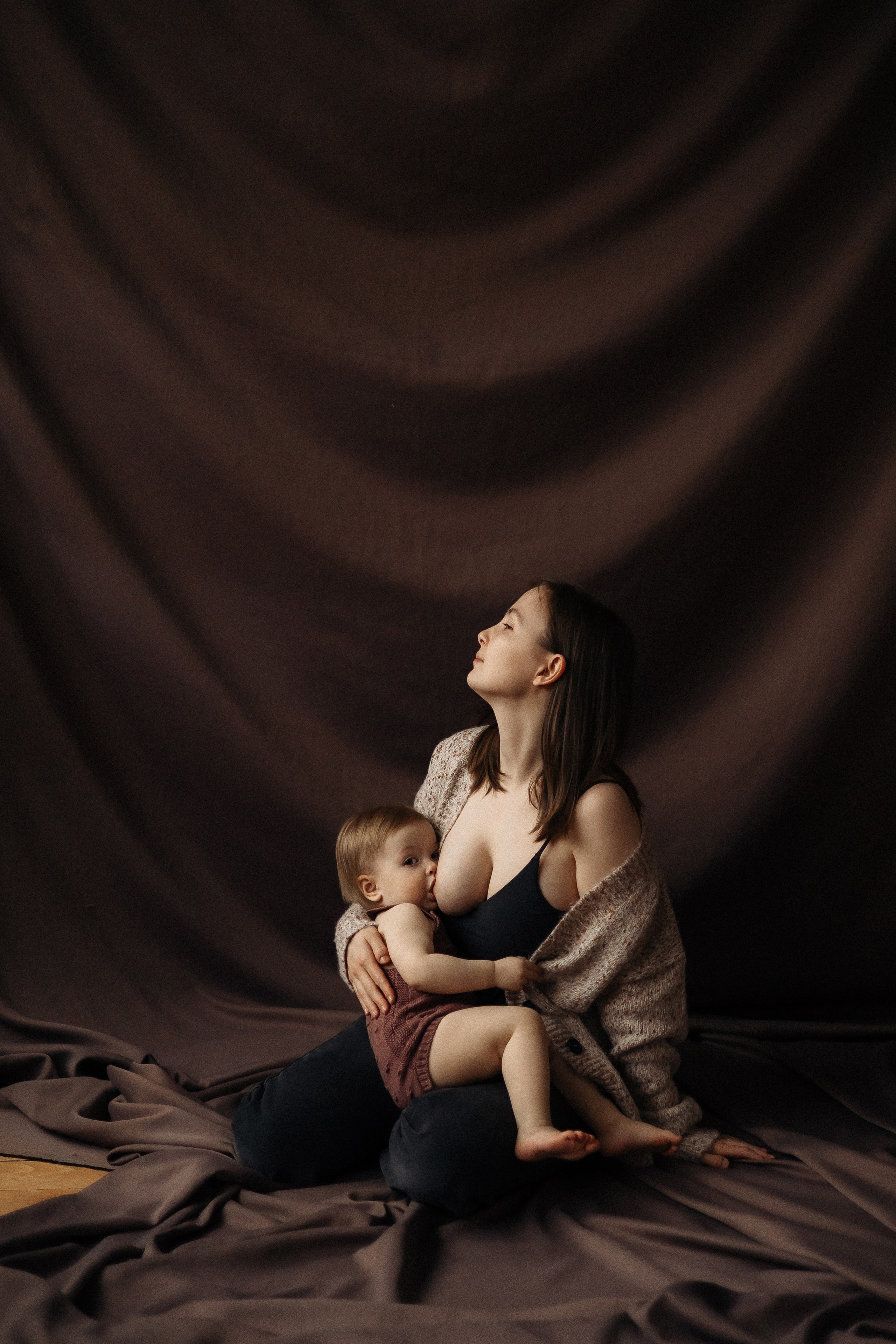 Сабина с мамой и папой