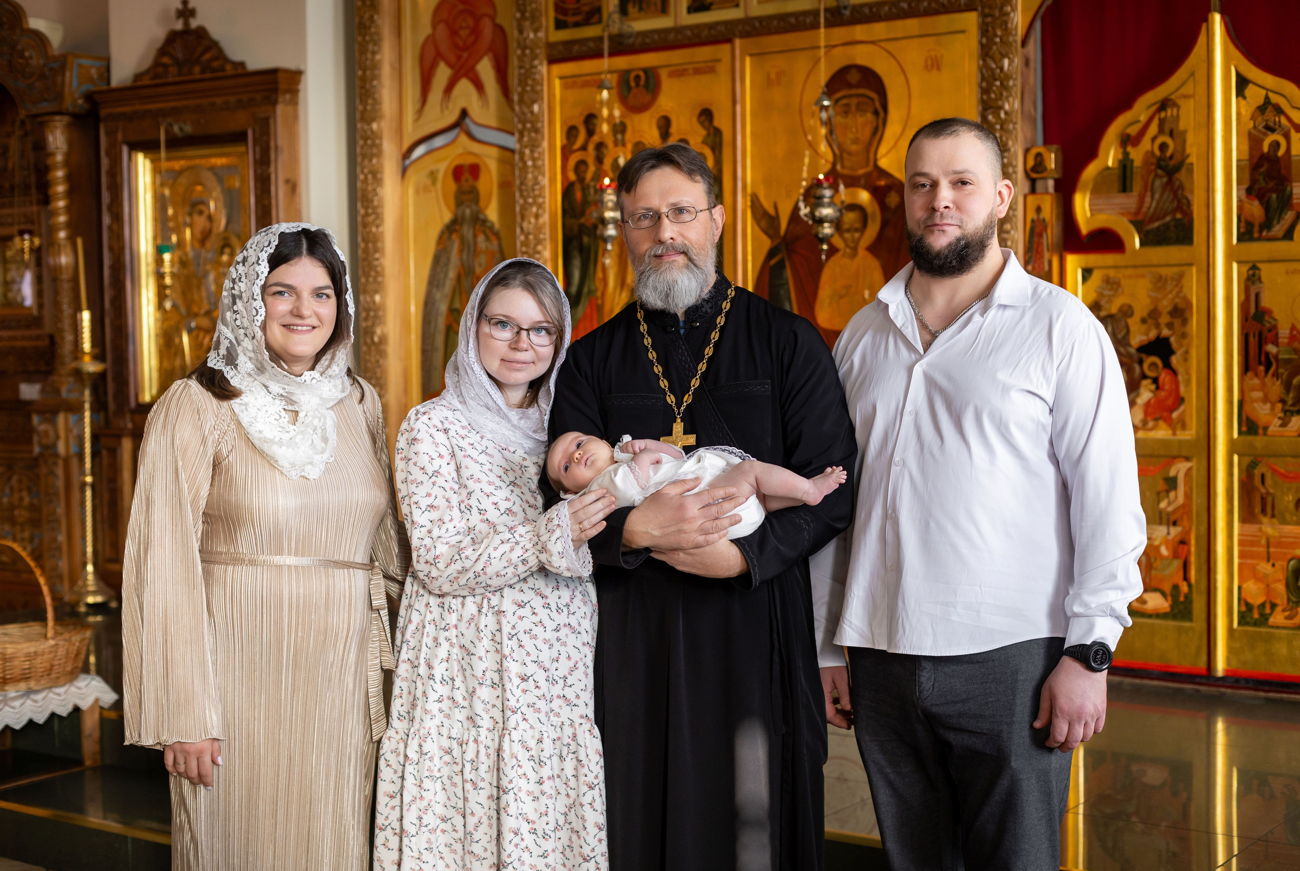 Крещение Милании. Семейный и детский фотограф Анна Петракова
