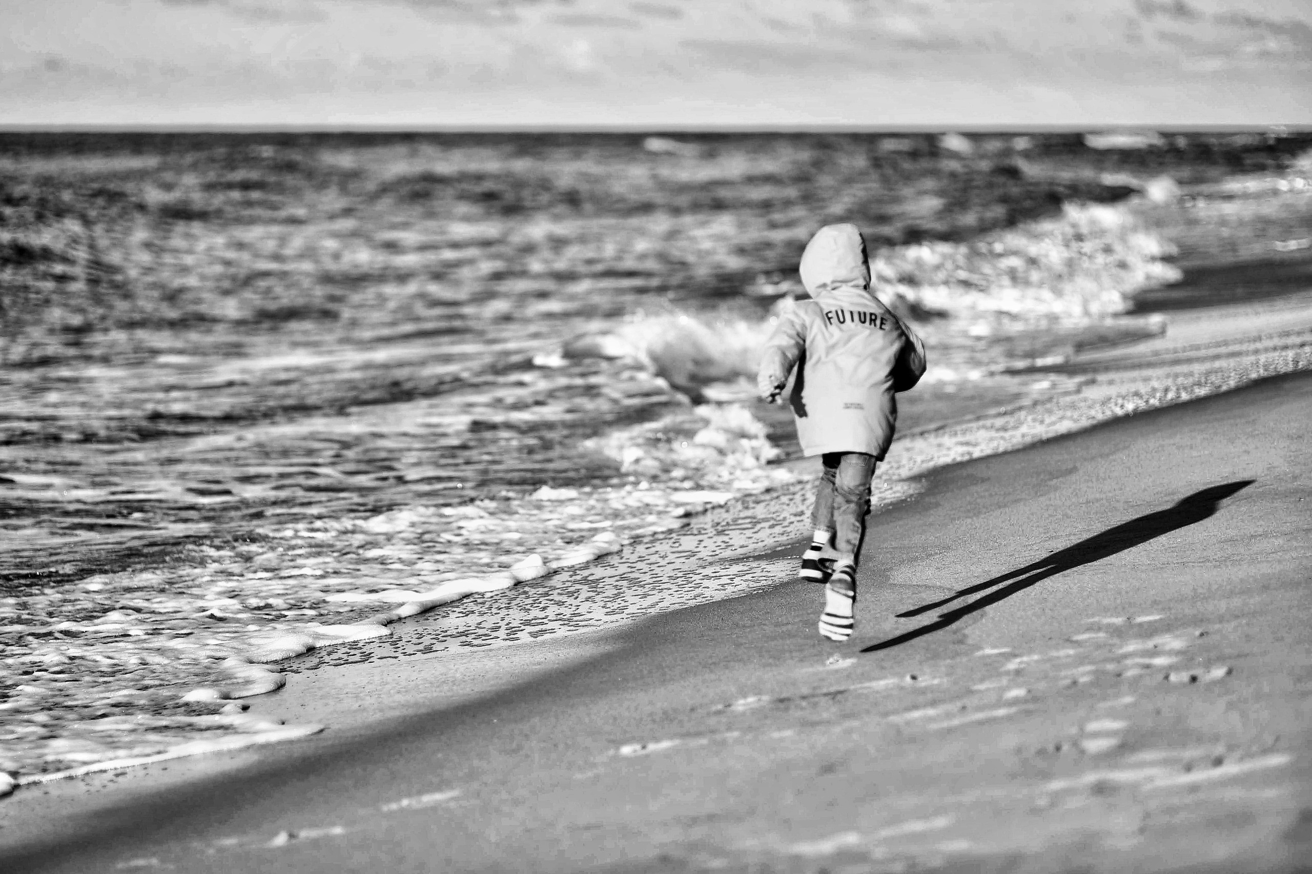 Чёрно-белый детский портрет. То ещё портфолио