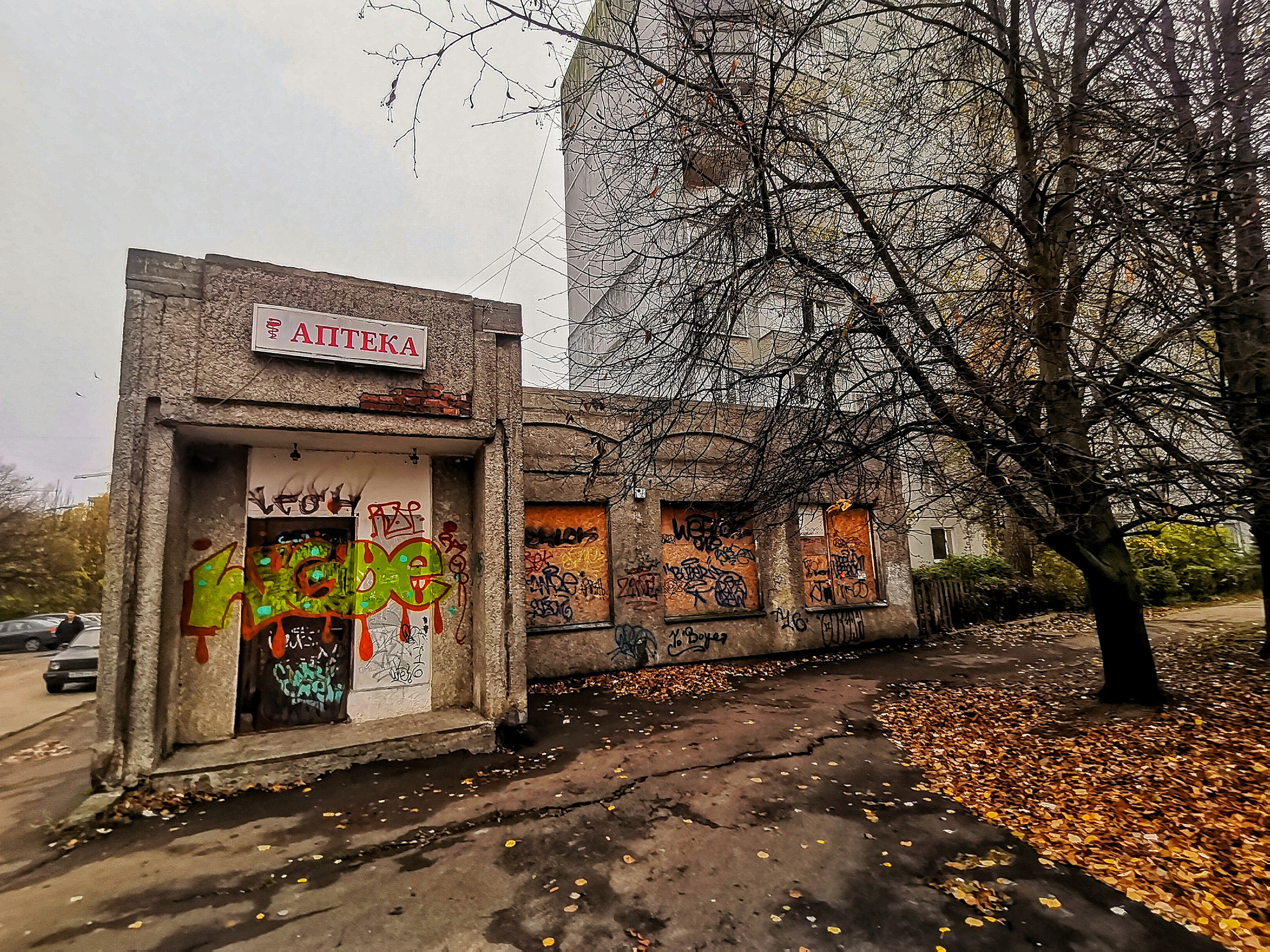 Калининградские дворы и двери. Осень 2020 год. То ещё портфолио