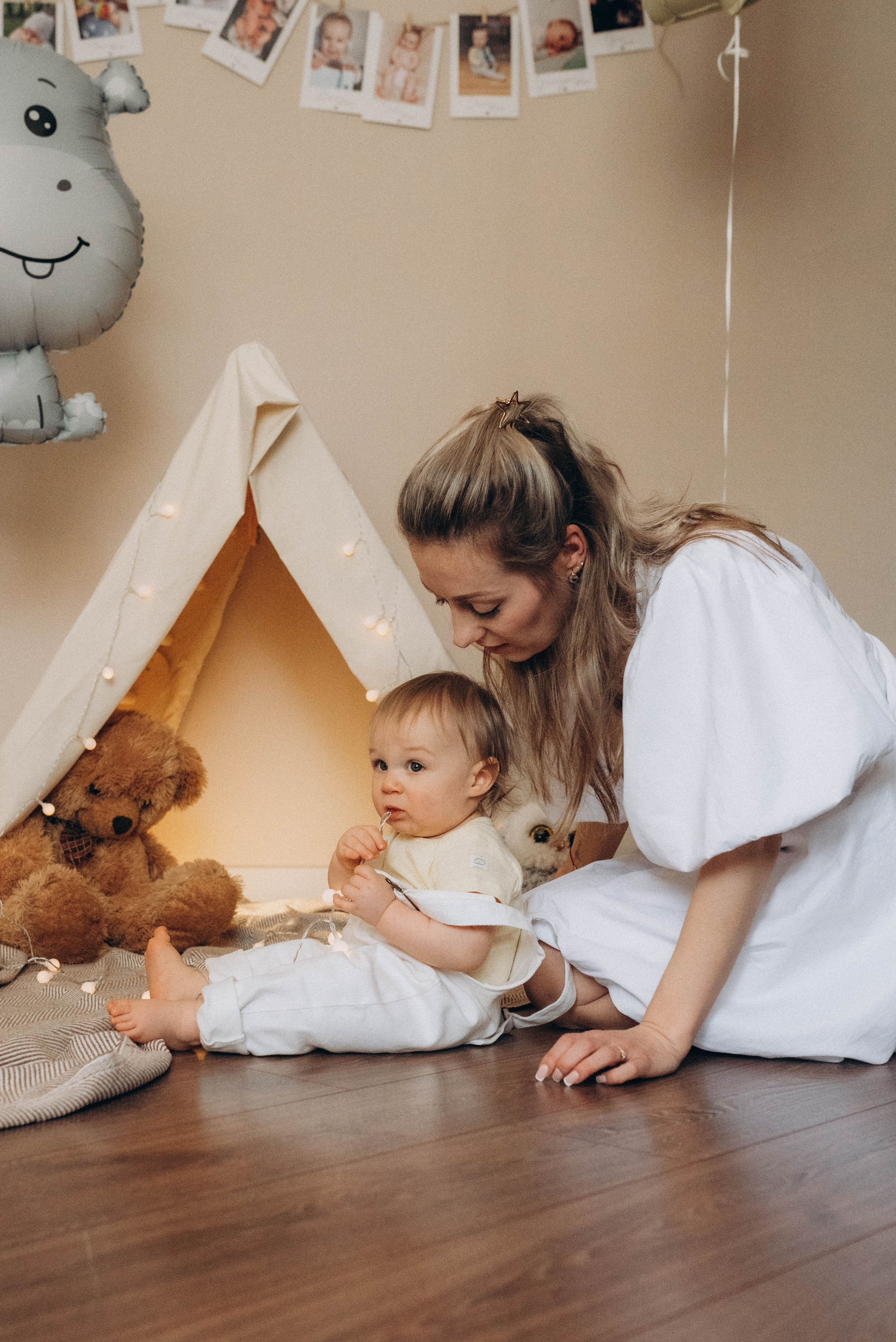 Домашняя фотосессия ко дню рождения малыша. Семейный фотограф в Железнодорожном Масаева Елена