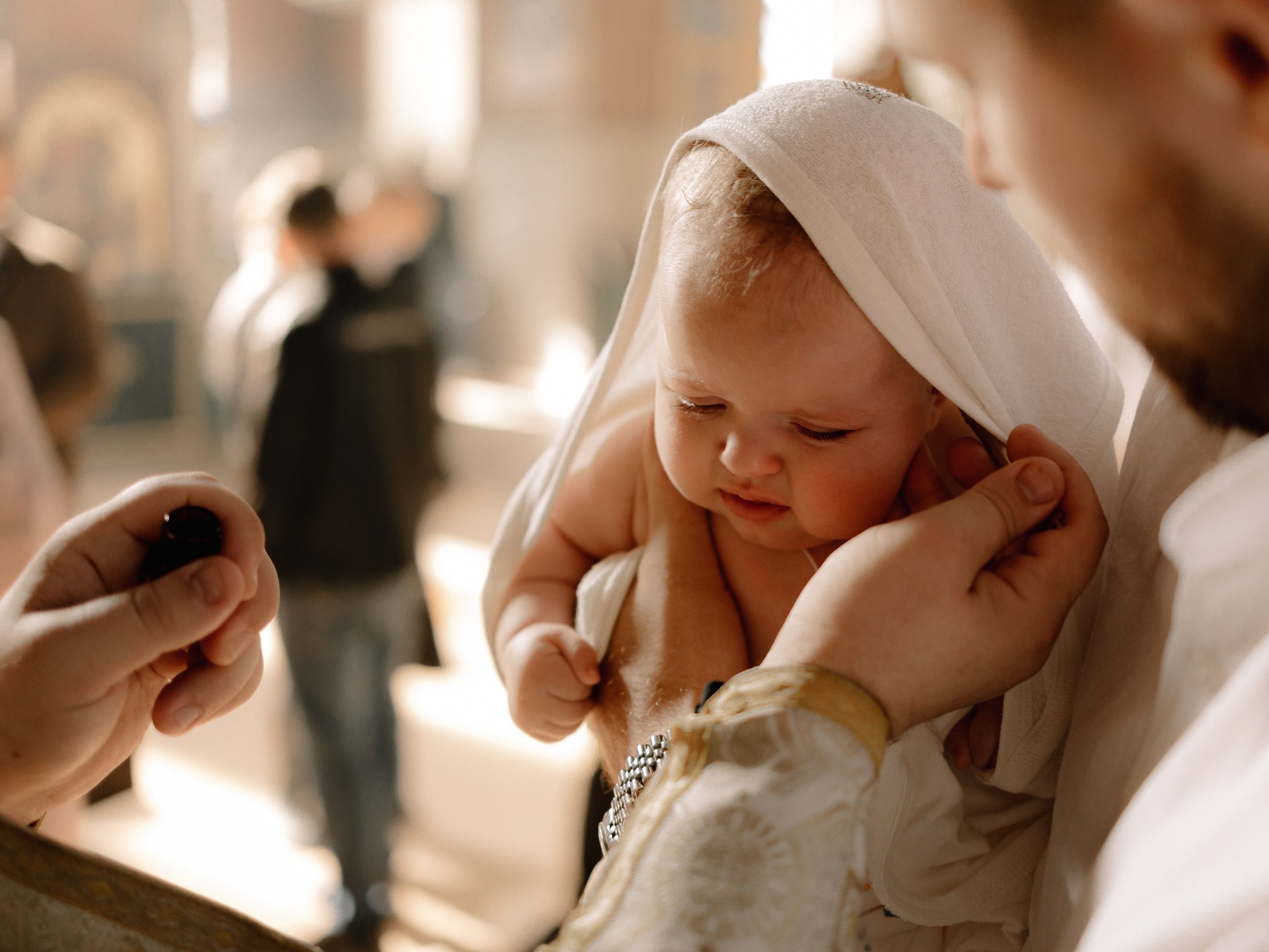 Таинство крещения Миланы. Семейный фотограф в Краснодаре Храмова Анна