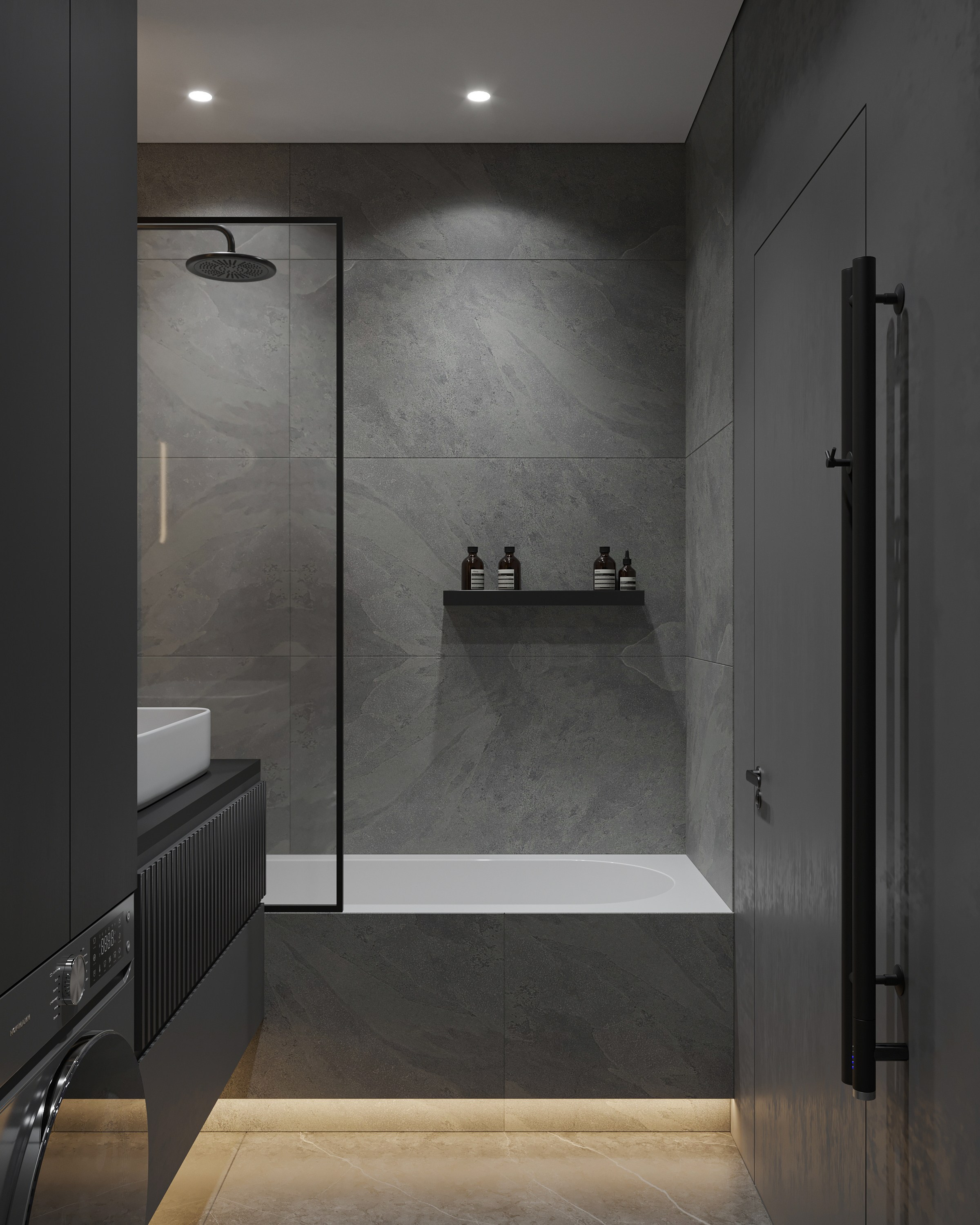 ЖК «Приморский квартал» / Санкт-Петербург / 45 кв. м. Ксения Барабаш дизайнер интерьера в Санкт-Петербурге