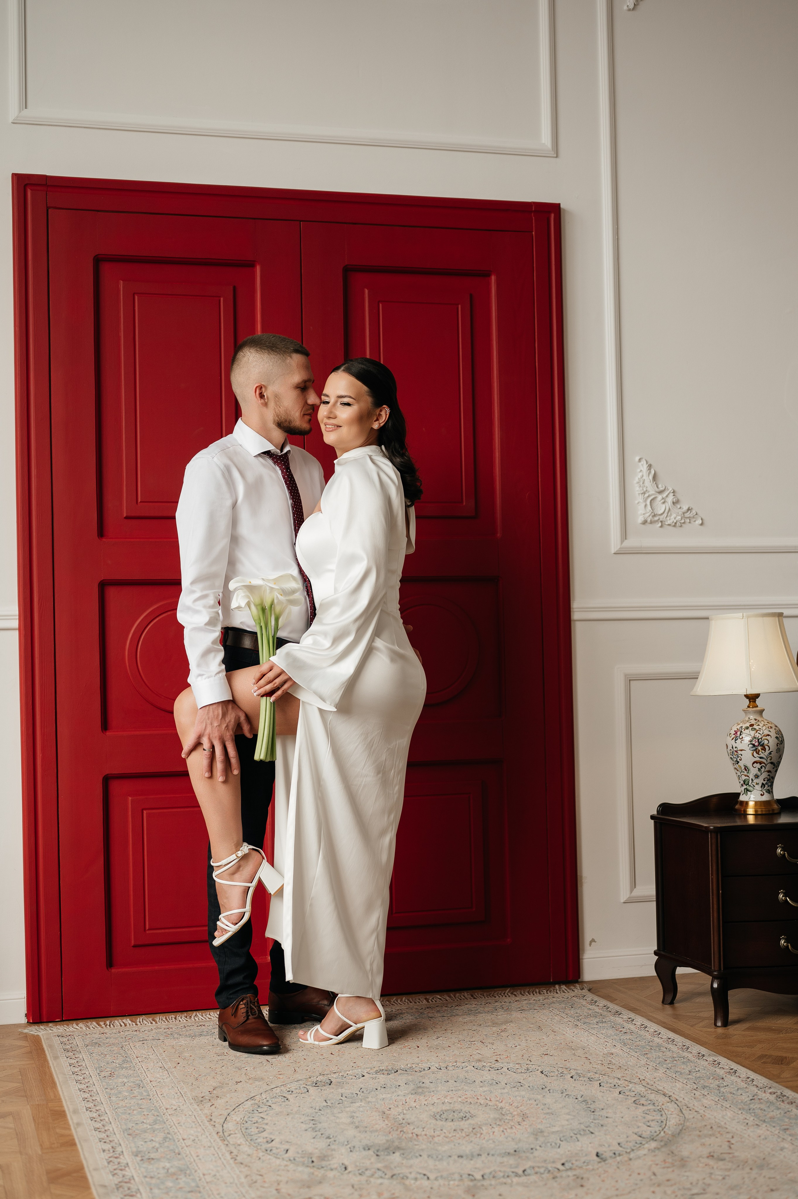 Свадебная фотосессия в студии. Свадебный и семейный фотограф в Краснодаре Алина Мельник