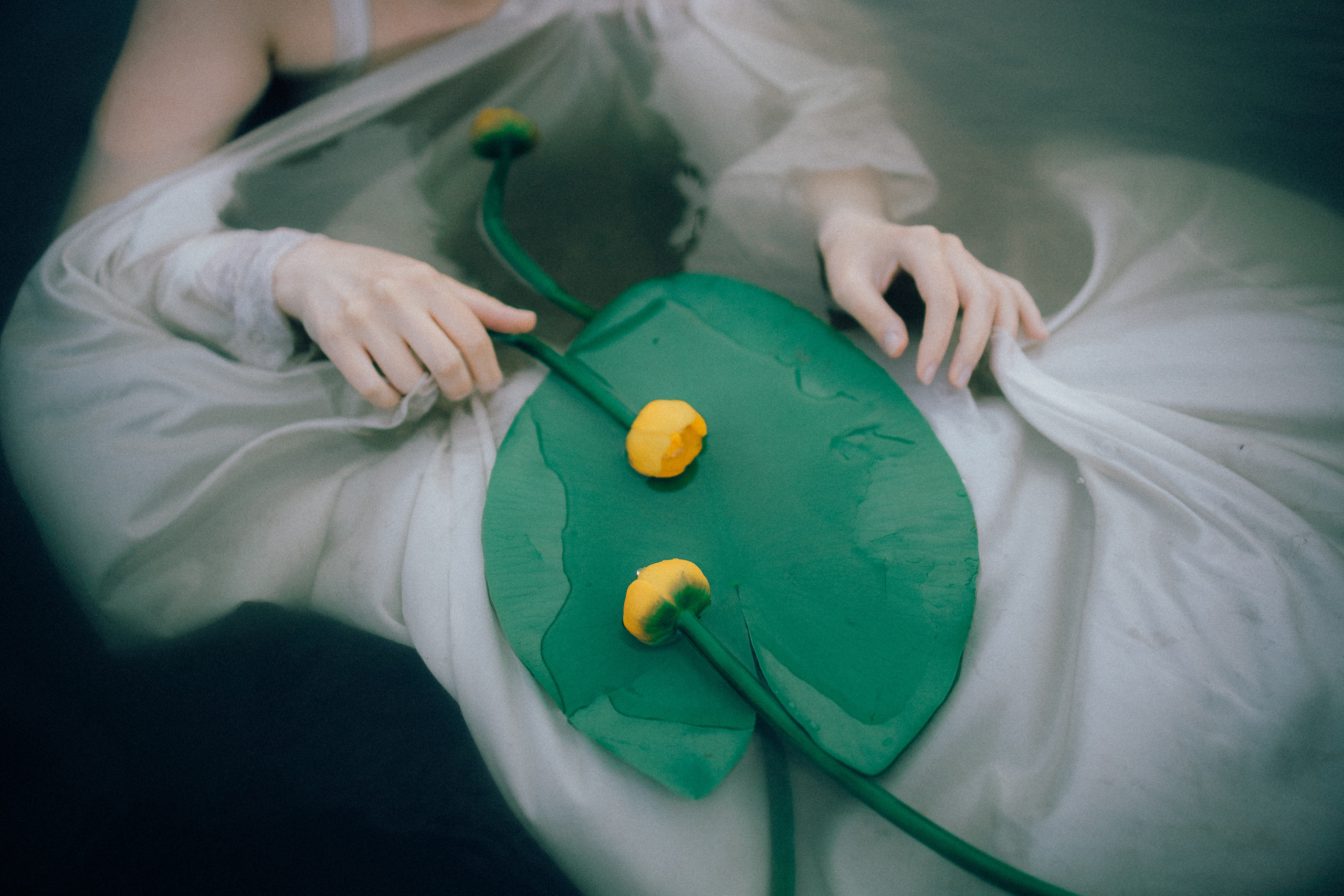 В кувшинках. Ангелина Богданова, междисциплинарная художница