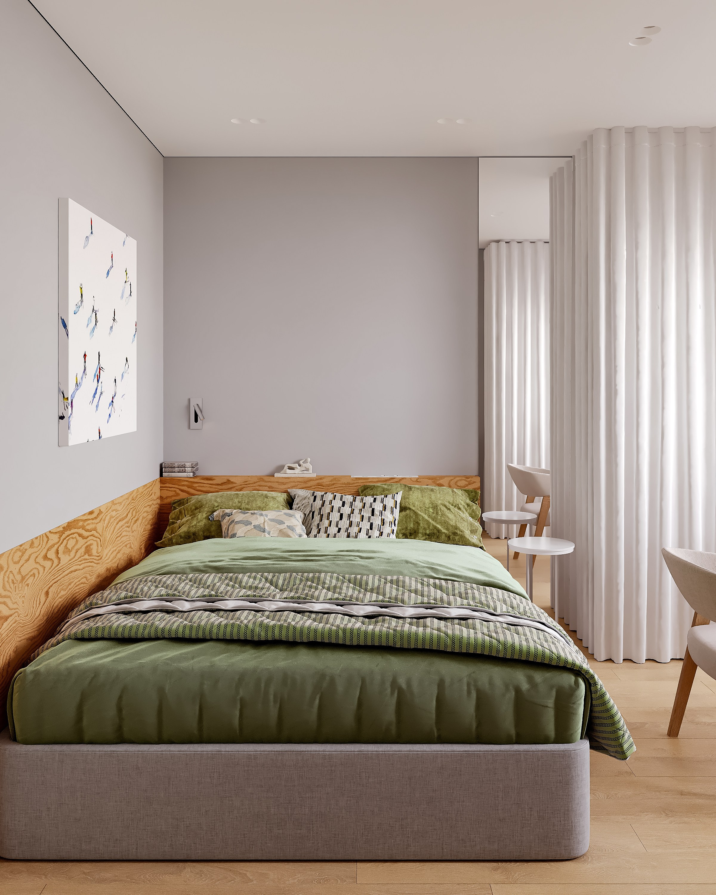 Квартира 37 м². 3Д-Визуализация Наталья Макогонова