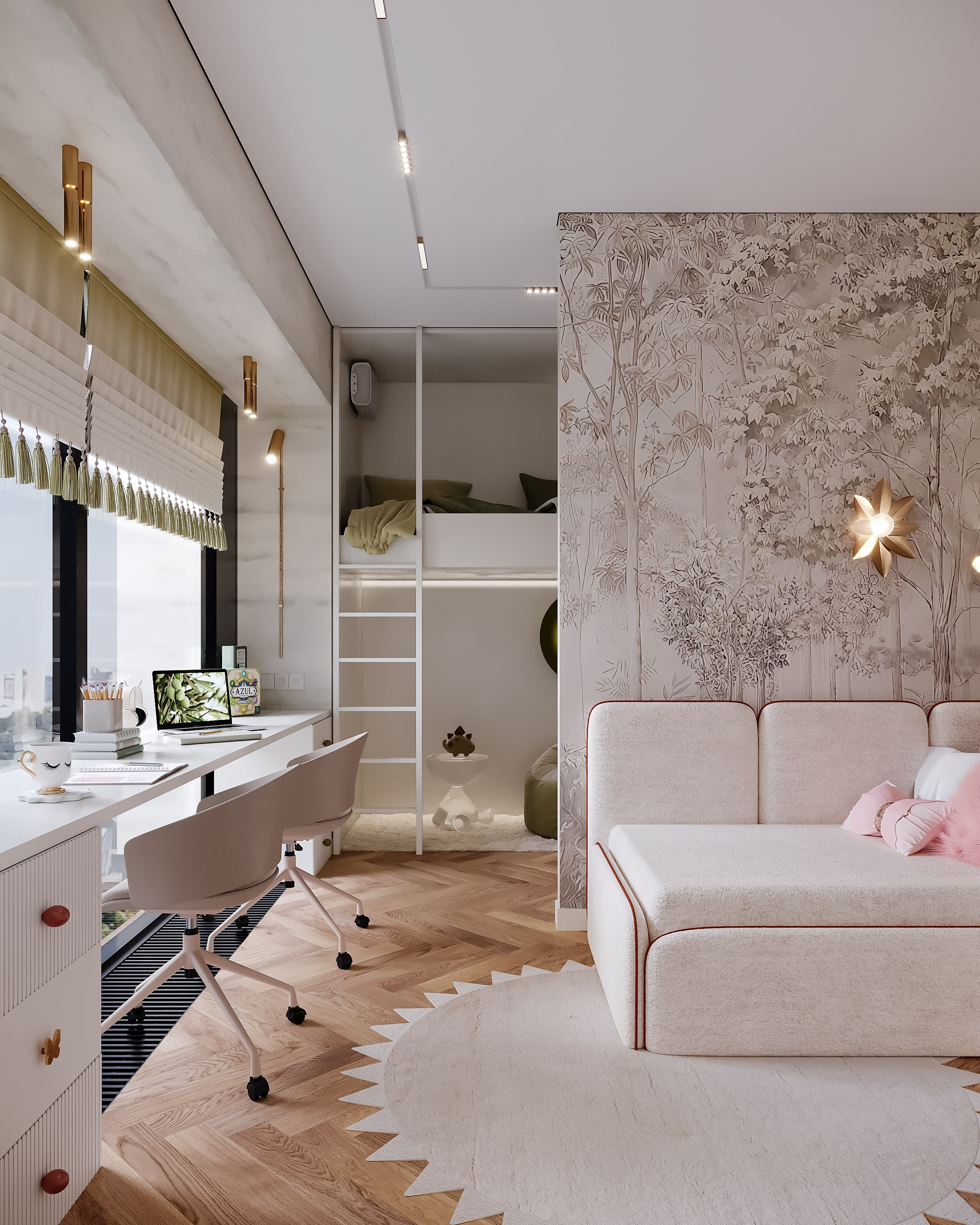 Квартира 60 м². 3Д-Визуализация Наталья Макогонова