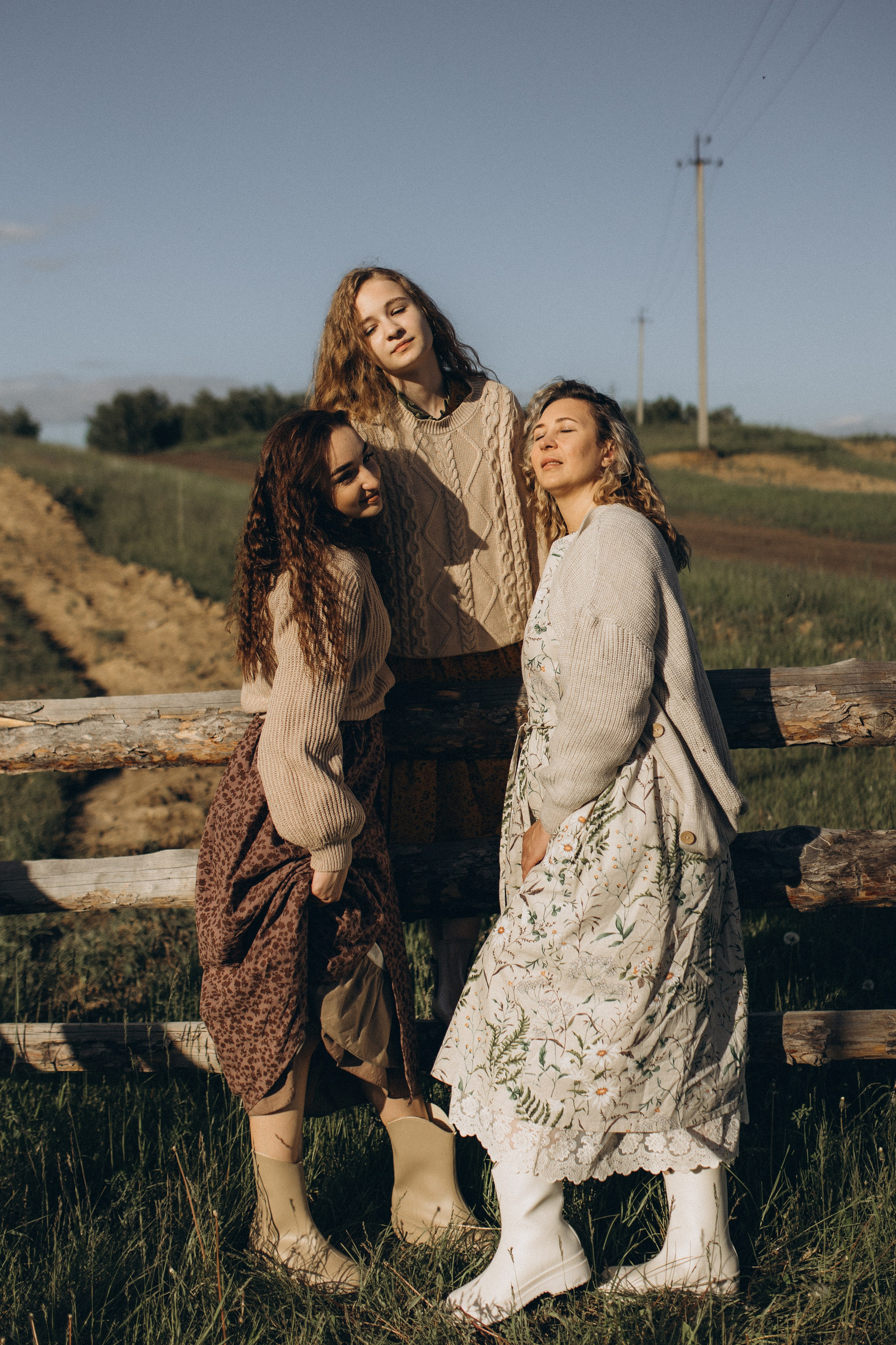 Настя с Дарьей и Ульяной. Семейный фотограф lifestyle в Новосибирске Елена Шпилевая