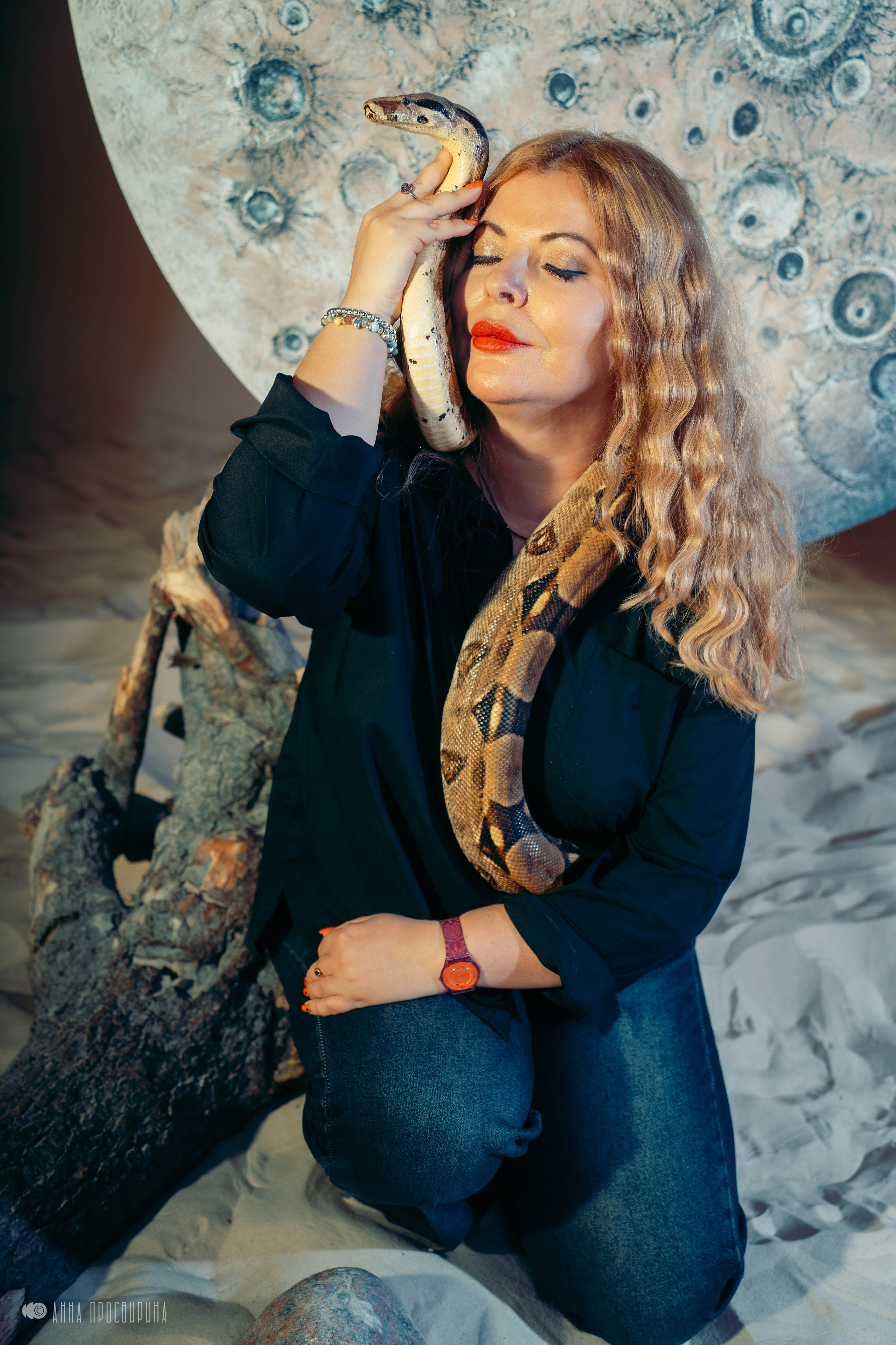 Новогодняя съемка с символом года для проекта Dolce Donna. Ваш фотограф в Санкт-Петербурге Анна Просвирина