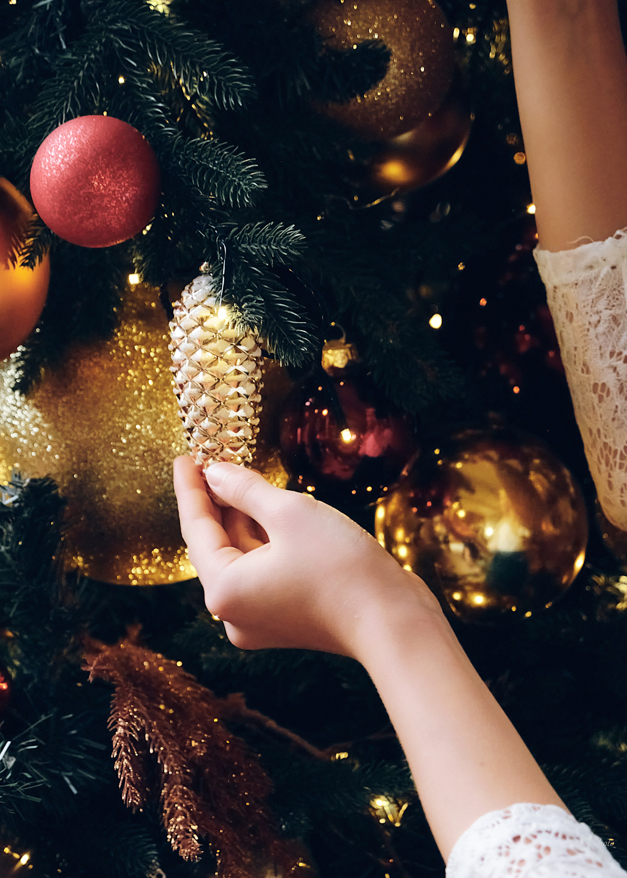 Новогодняя фотосессия для девушки в Люберцах