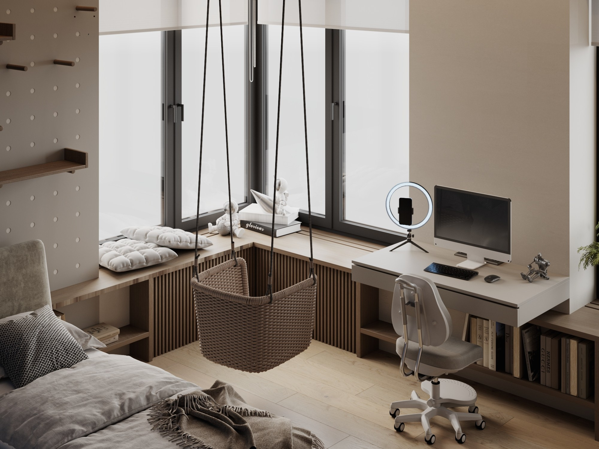 Концепция и детская зона «West Garden». Интерьеры и архитекура