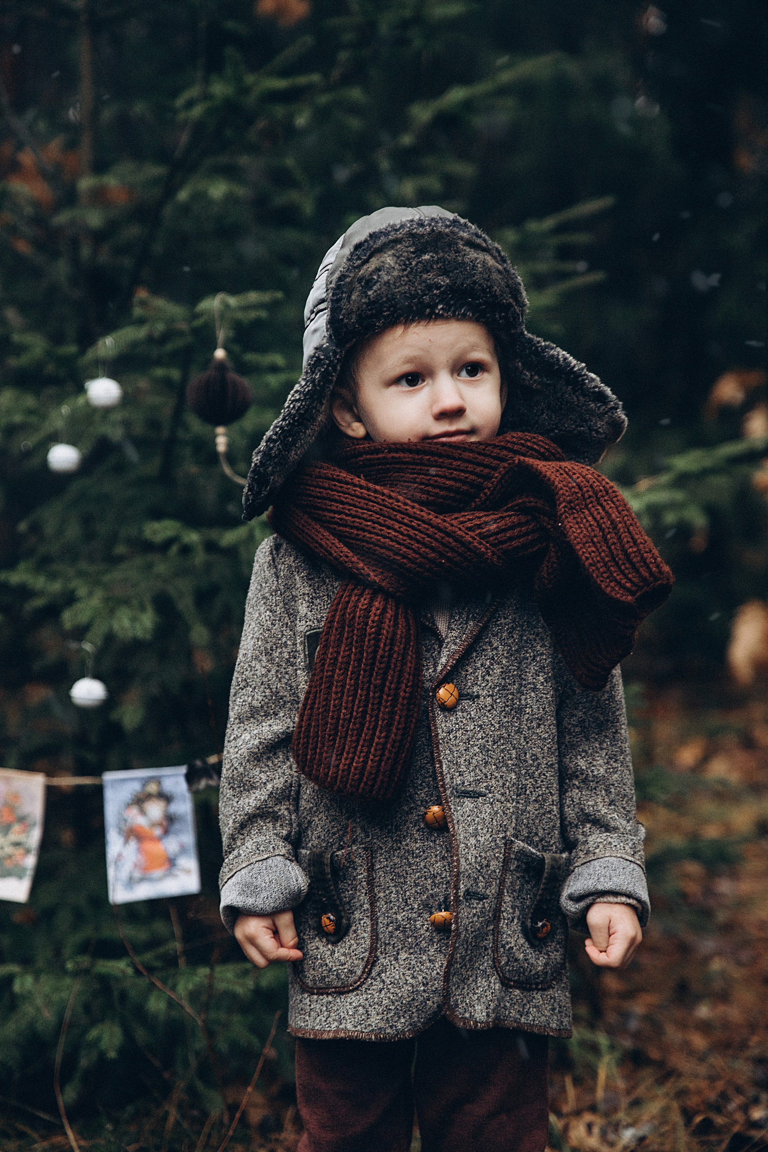 Елка в лесу. Репортажный и детский фотограф в Минске
