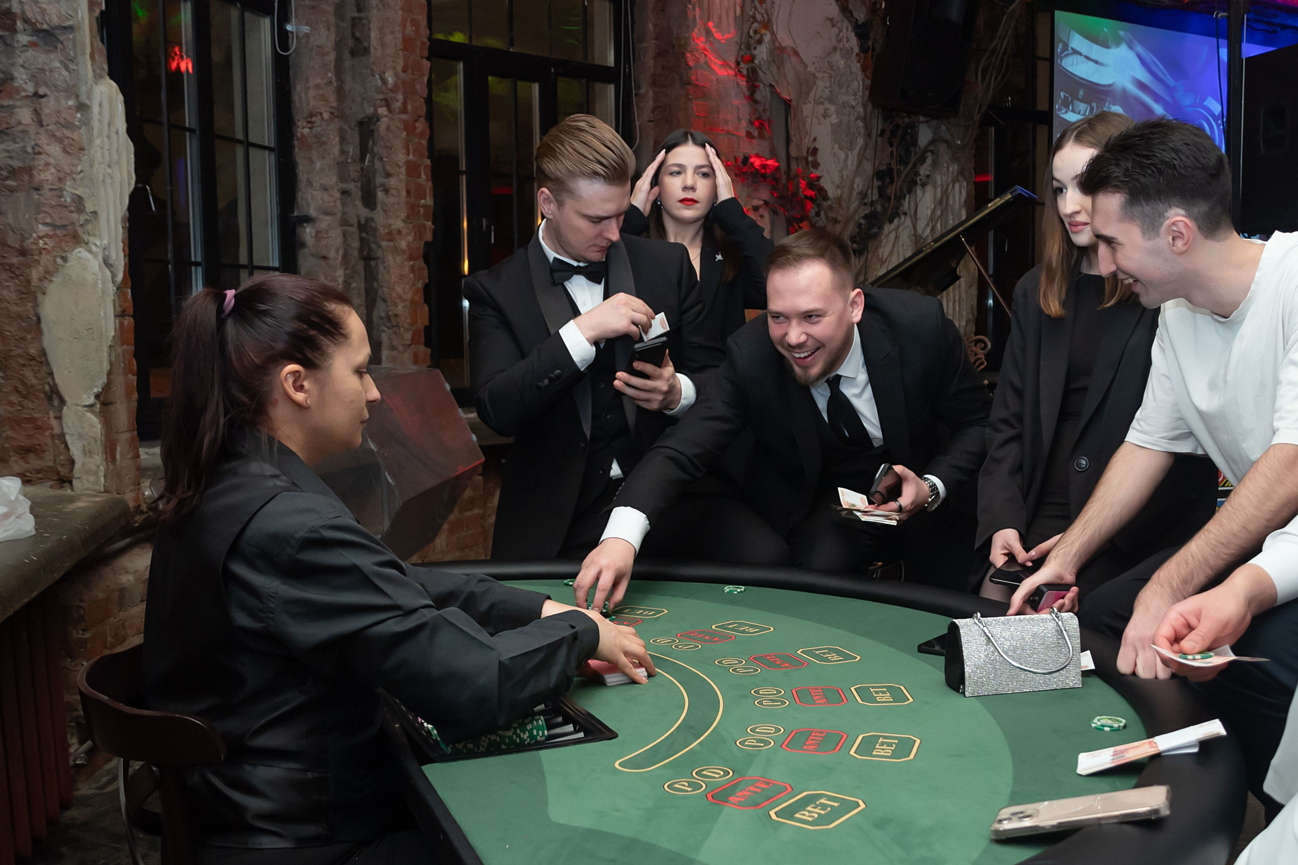 В казино. Event photographer from Moscow