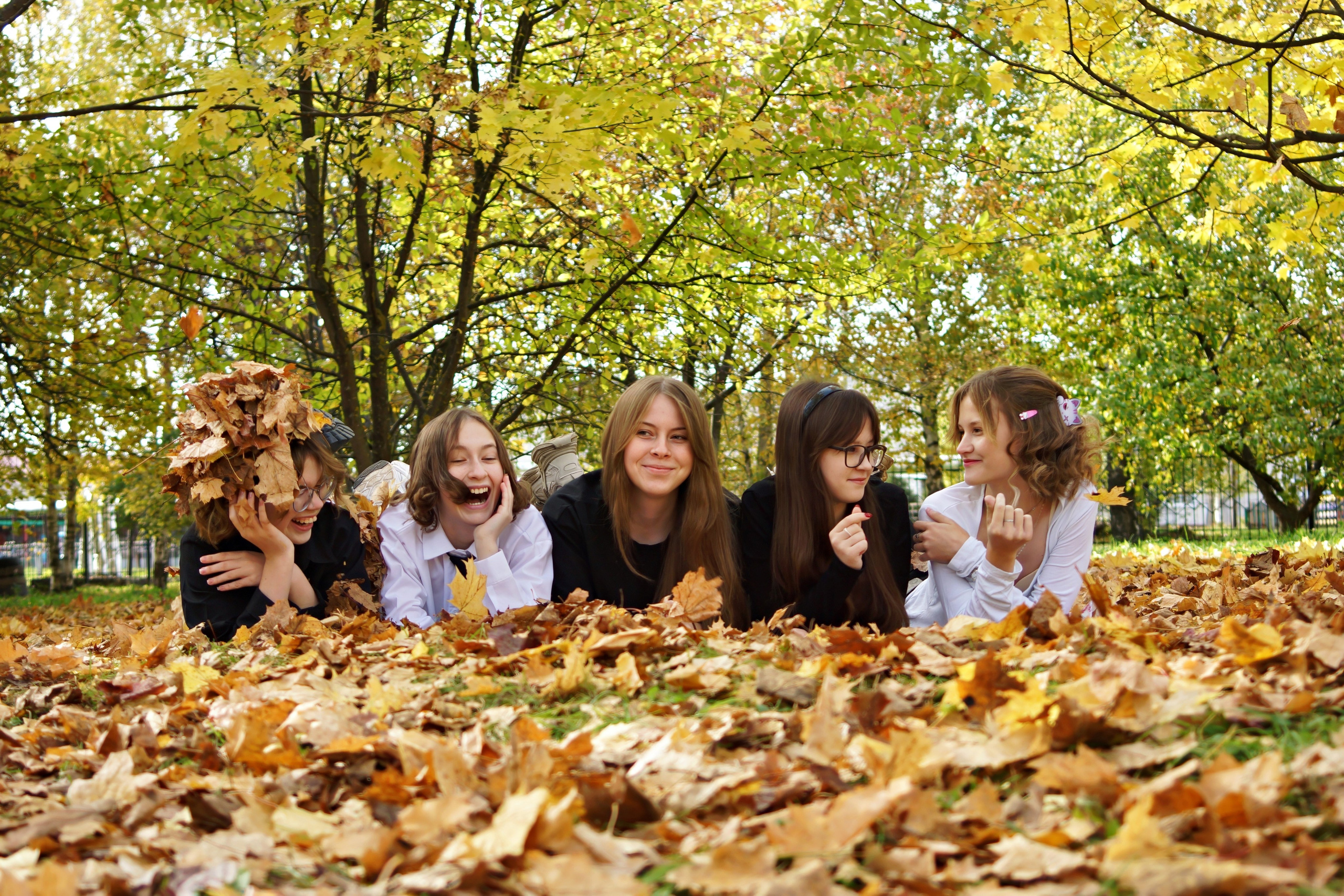 Осенняя фотосессия в школе г. Йошкар-Ола