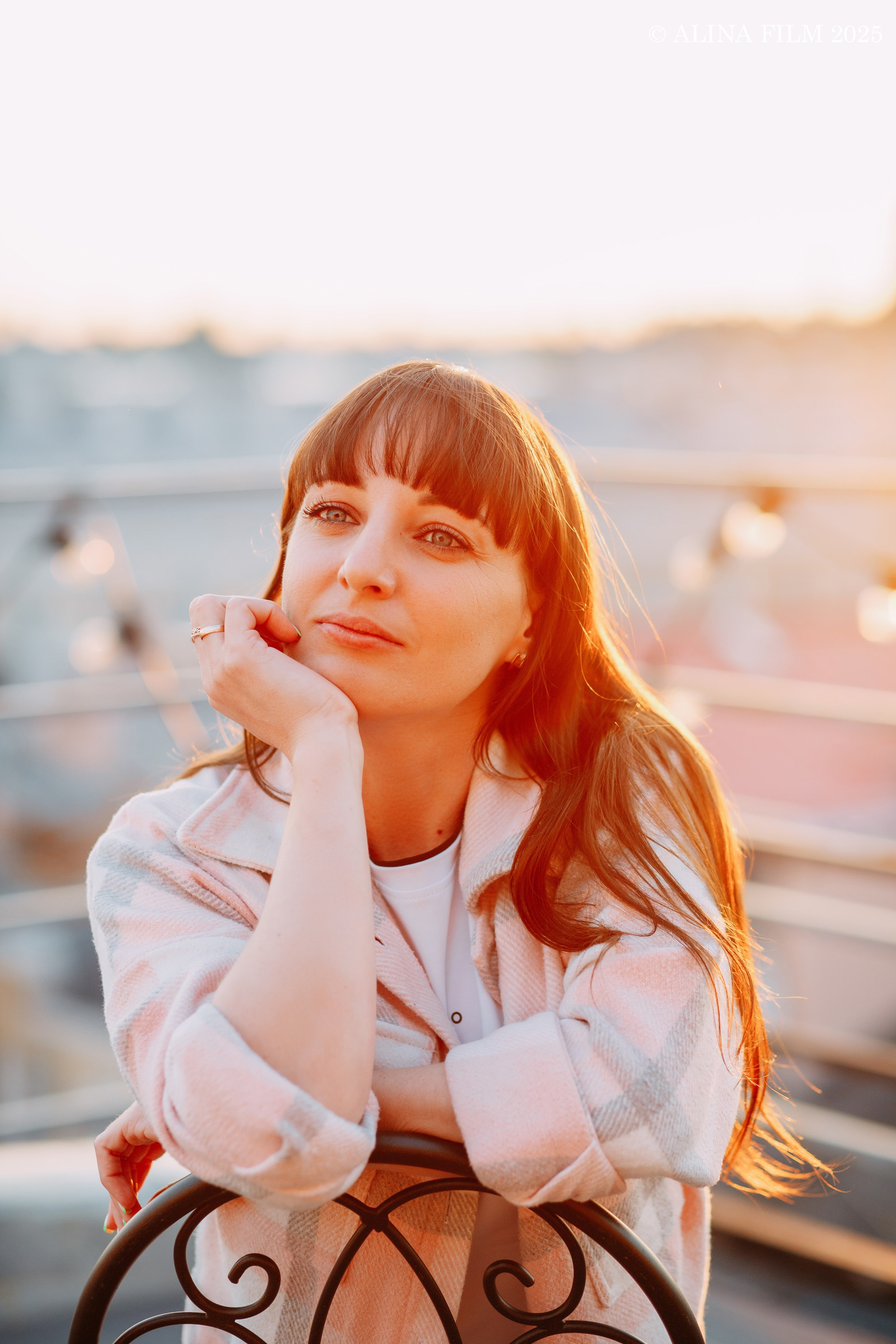 Получасовая фотосессия на крыше. Фотограф в Санкт-Петербурге Alina Film