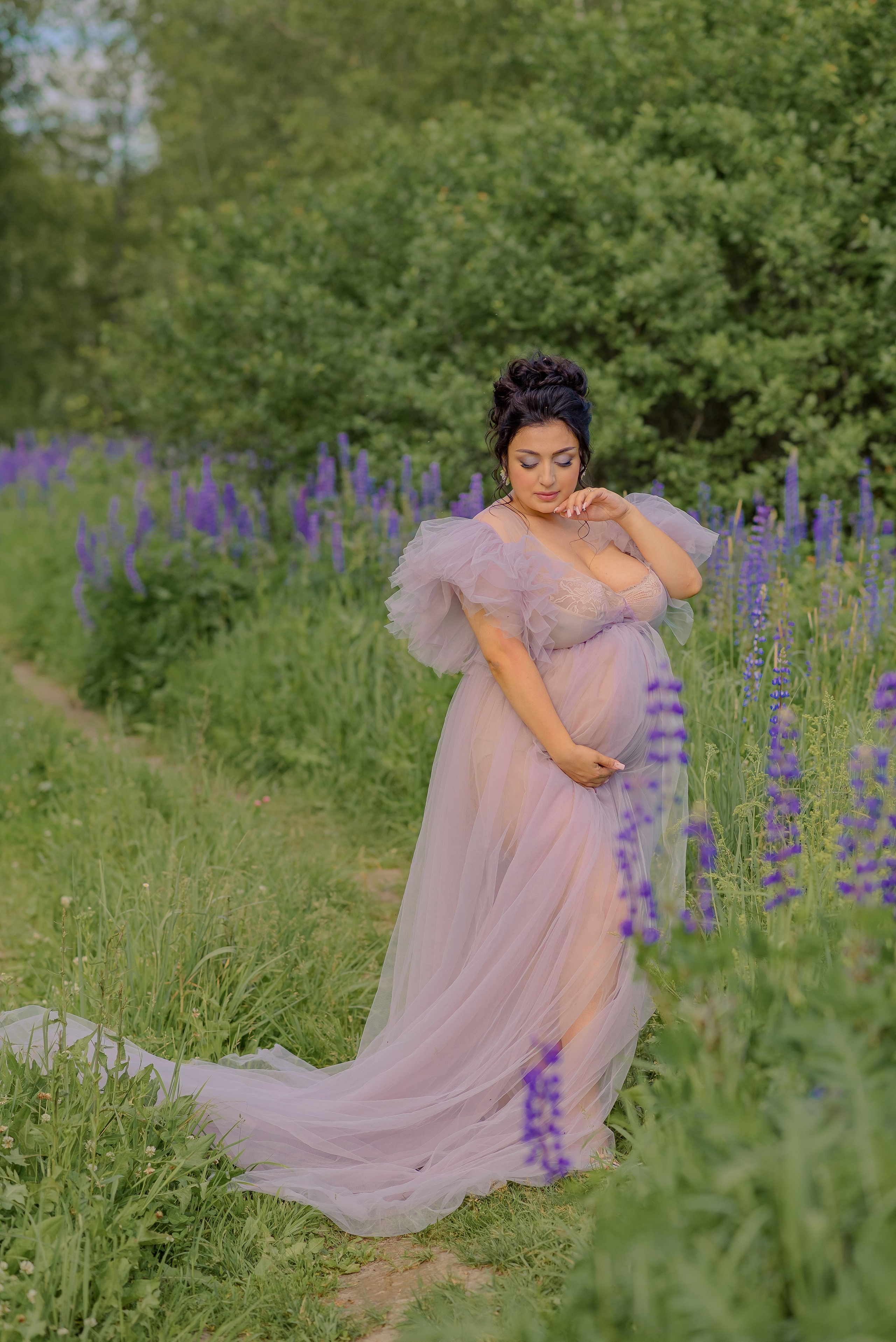 Люпиновое поле. Семейный фотограф в Рязани Мария Ермакова