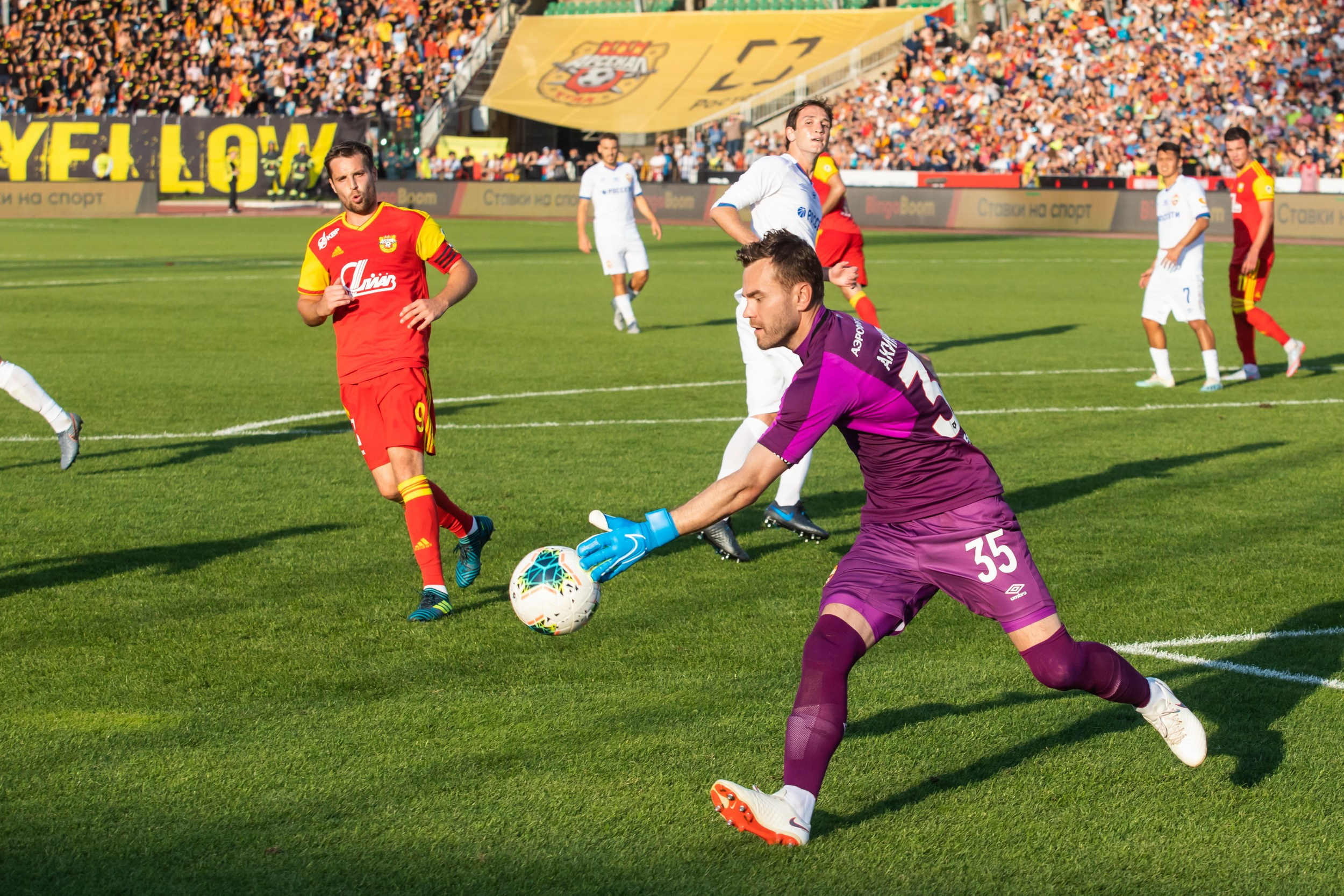 Арсенал 1-2 ЦСКА (1 сентября 2019). Репортажный фотограф Алексей Пирязев