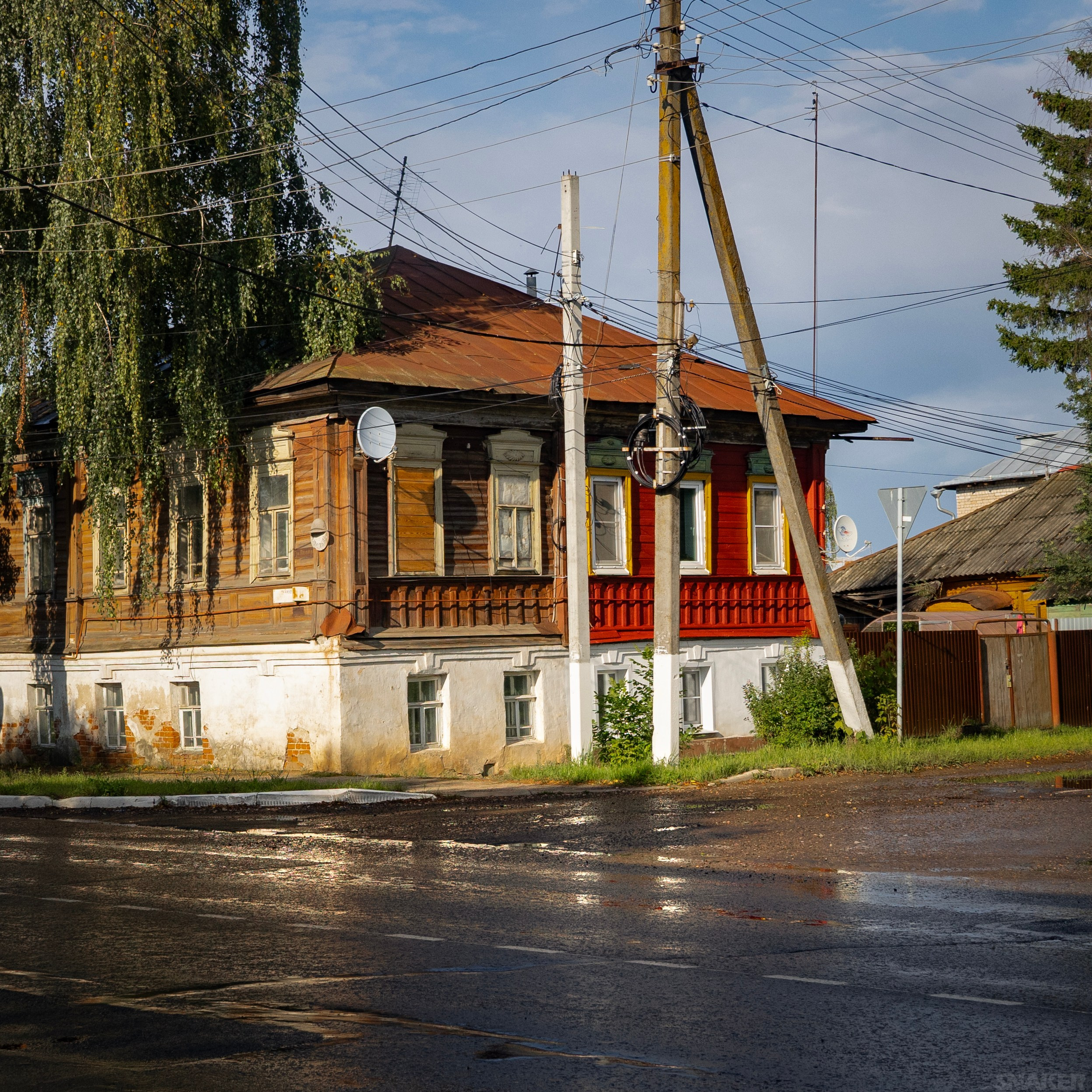 Нерехта после дождя.