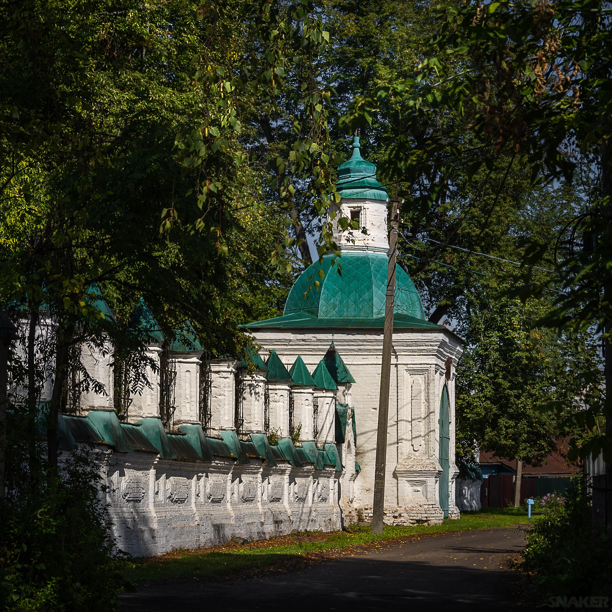Кострома. Ипатьевская слобода. Ограда церкви Иоанна Богослова.