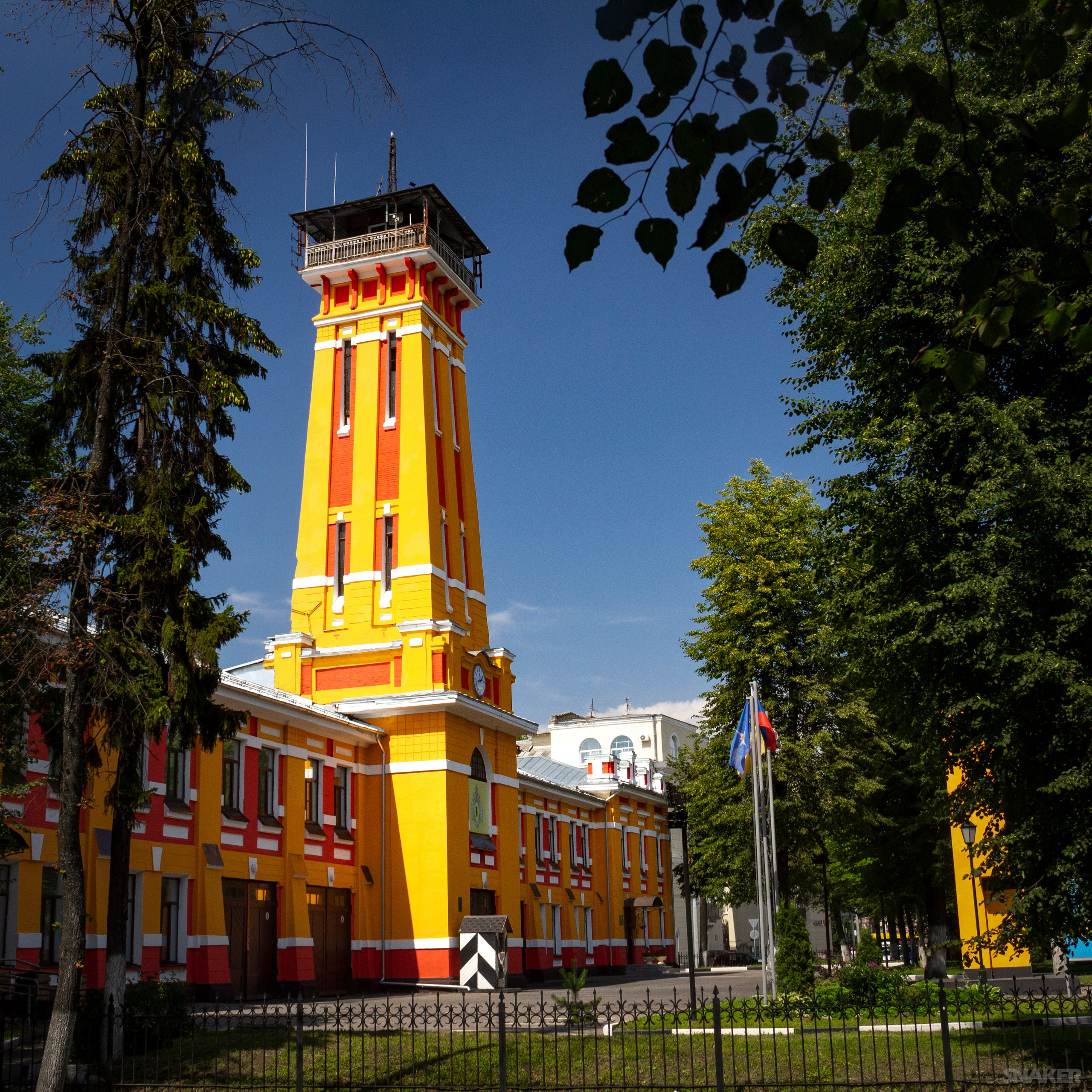 Пожарная каланча в Ярославле.