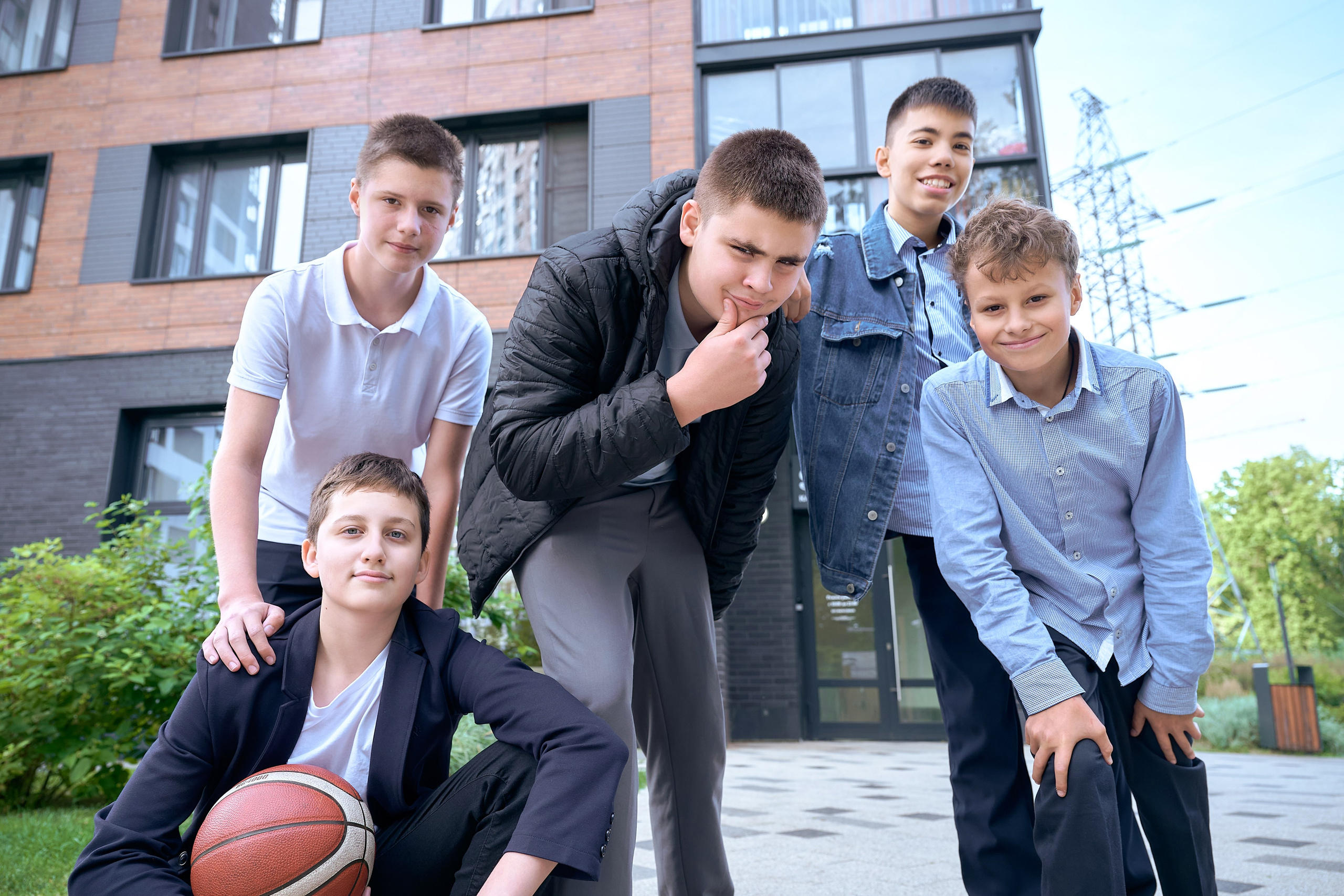 8А в сентябре (Гимназия 13, Одинцово). Школьный и семейный фотограф, Одинцово