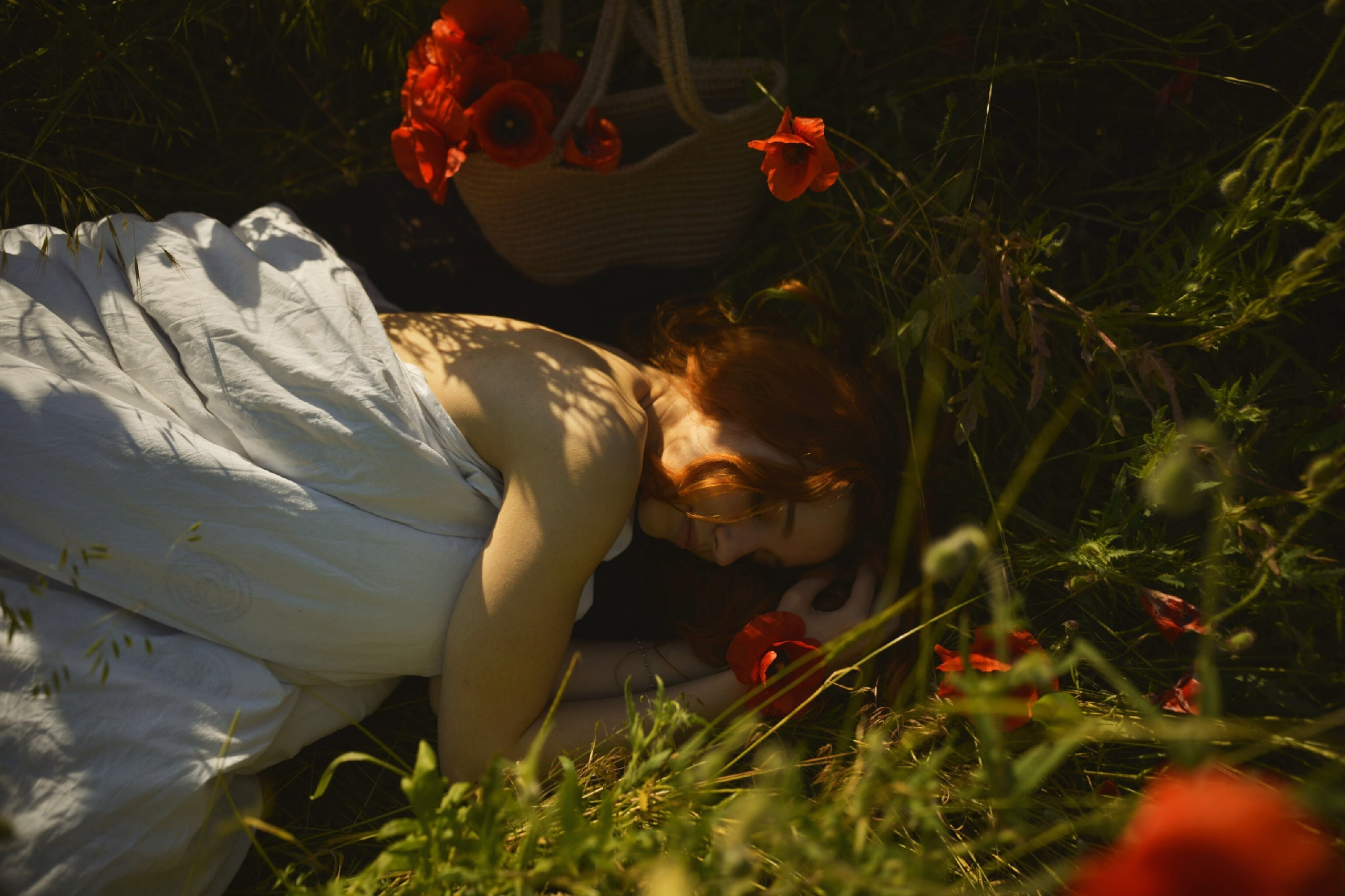 Марина и маковое поле. Арт-фотограф Евгений Матвиенко