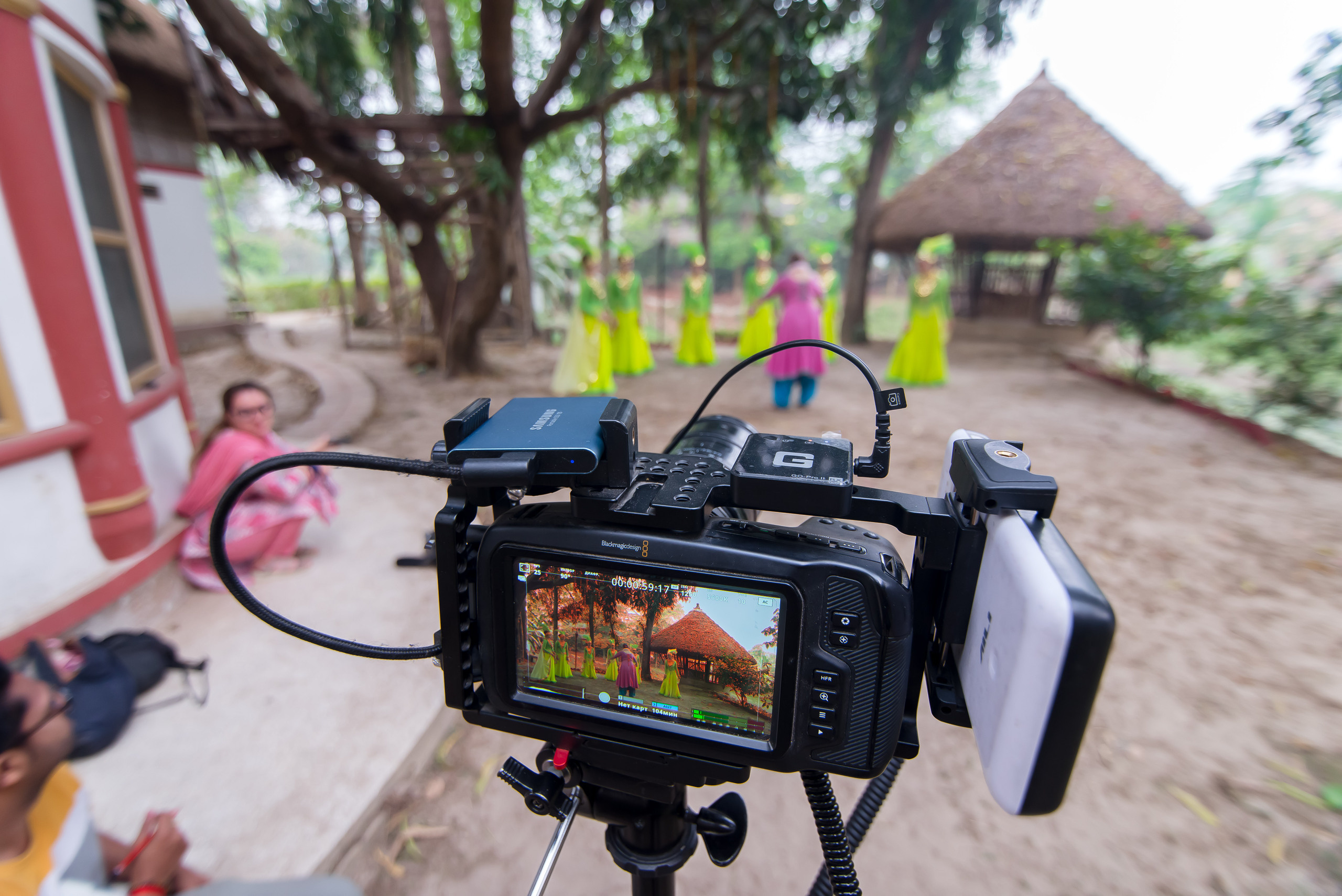 Съёмки клипа в Индии. Арт-фотограф Евгений Матвиенко
