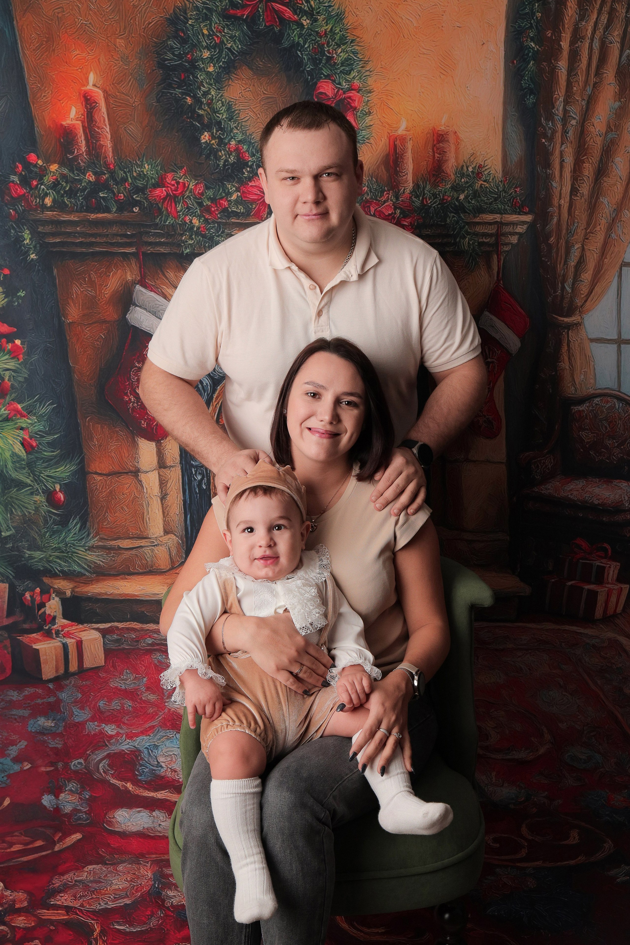 Сашенька, 1 годик. Фотограф новорожденных в Новокузнецке Анна Горошникова