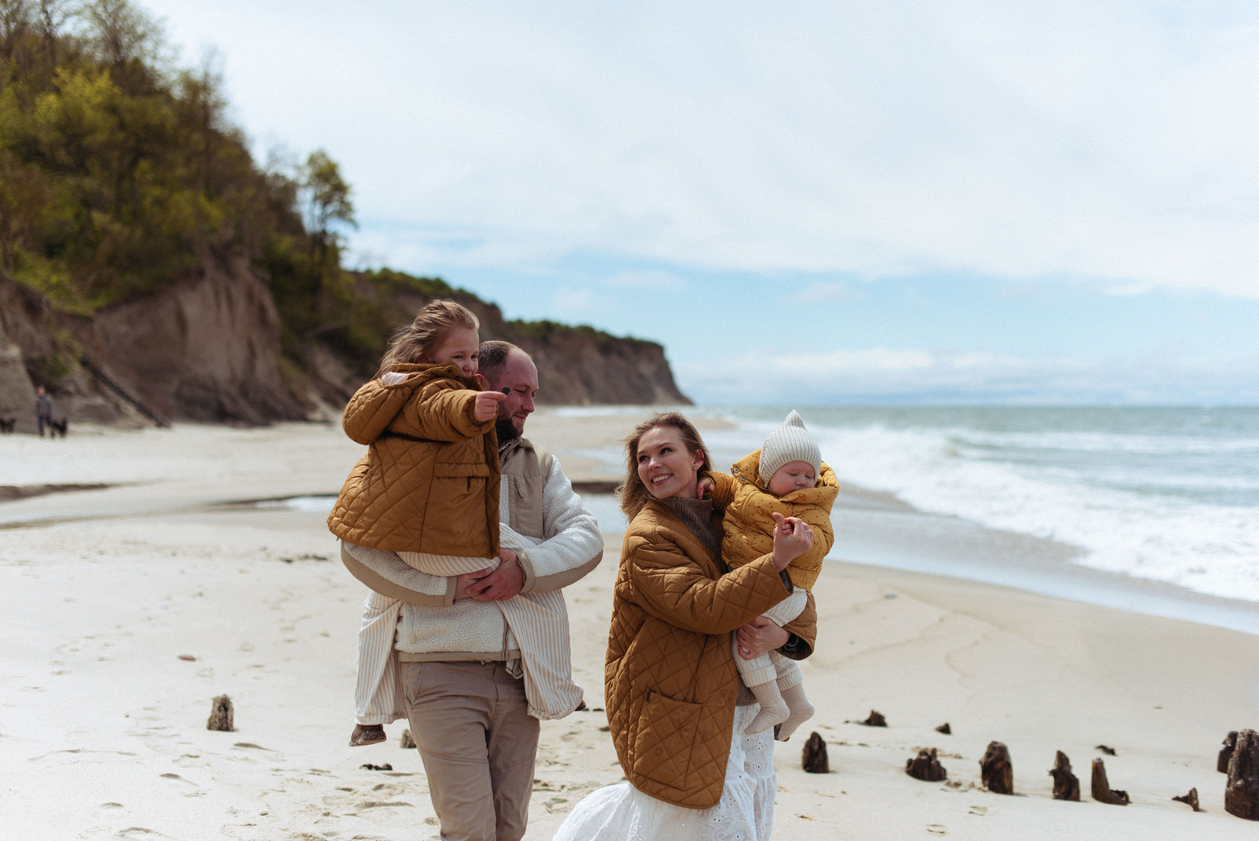 Семейная съемка у моря. Женский фотограф в Москве и МО
