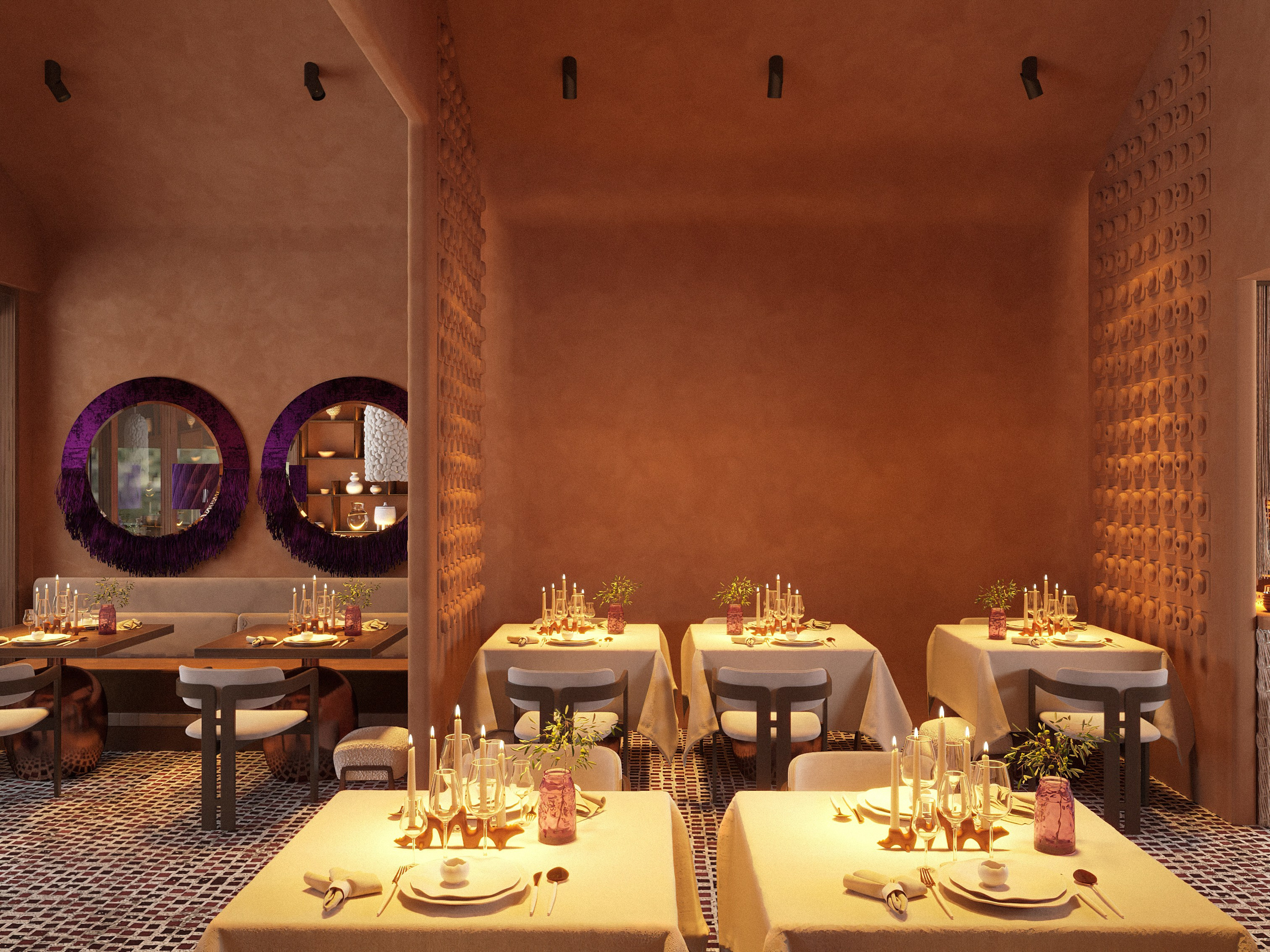 Ресторан Tbilisi. Юлия Григорьева — 3D визуализатор