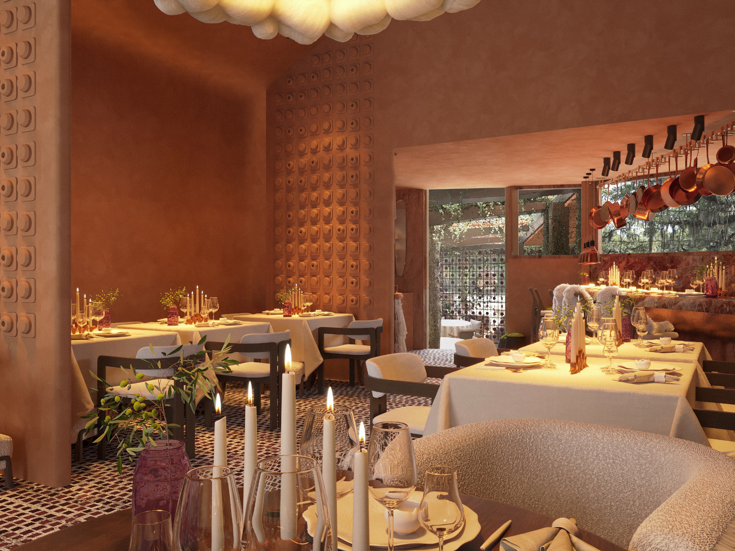 Ресторан Tbilisi. Юлия Григорьева — 3D визуализатор