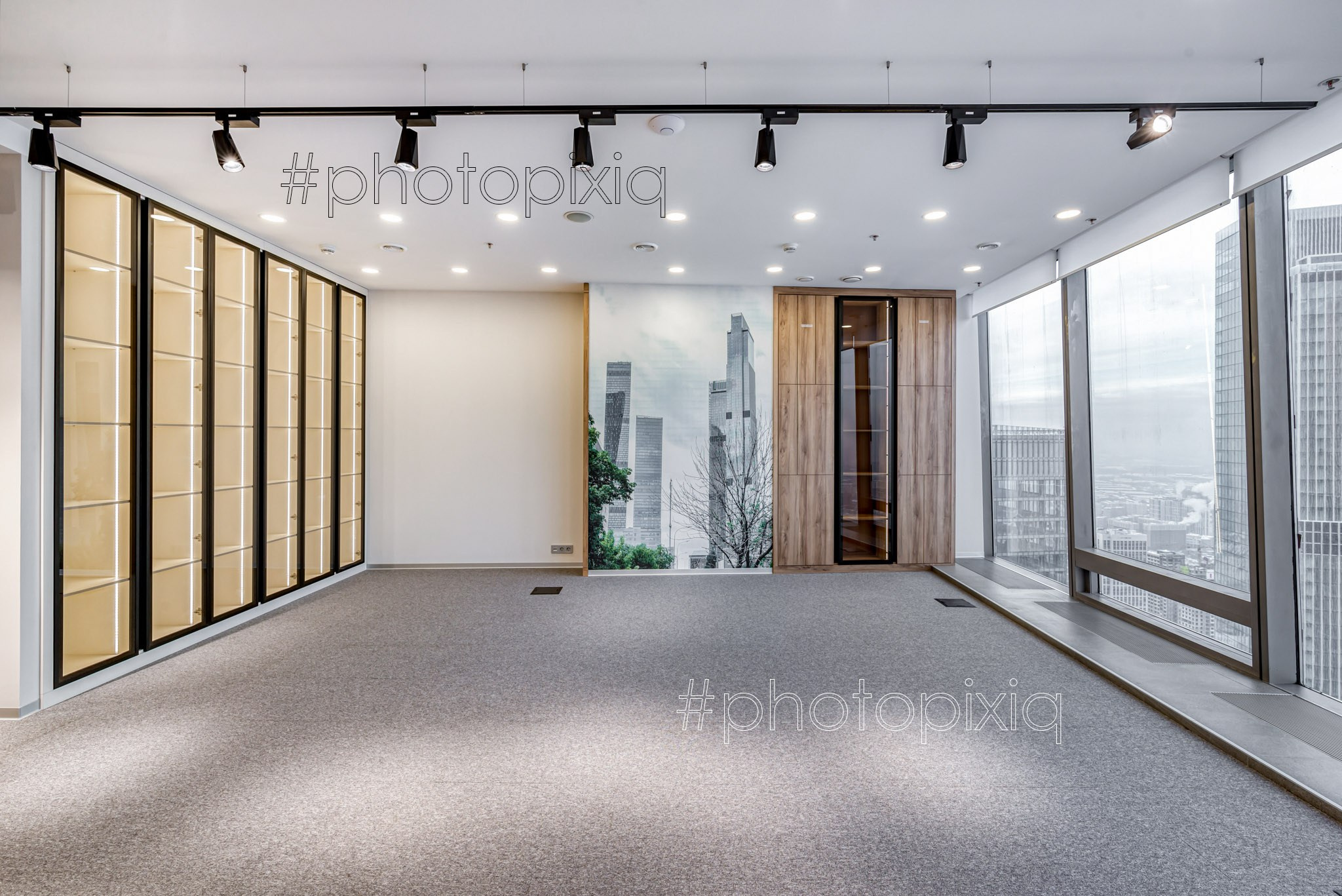 Фотосъёмка офиса в Москва Сити Федерация Восток — Интерьерный фотограф Кузнецов Сергей. Хештег в поиске: #photopixiq