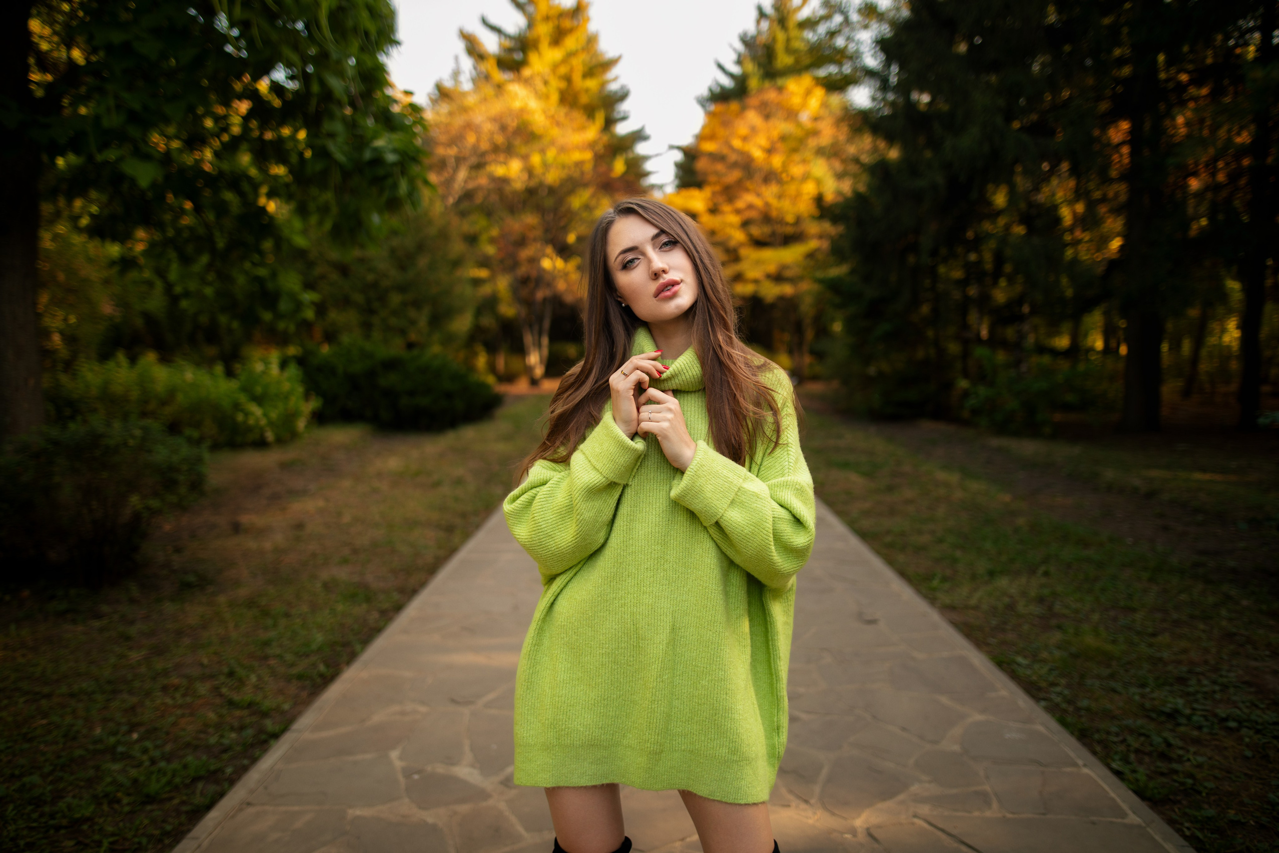 Осенняя съемка с Анастасией в парке в формате для «себя»