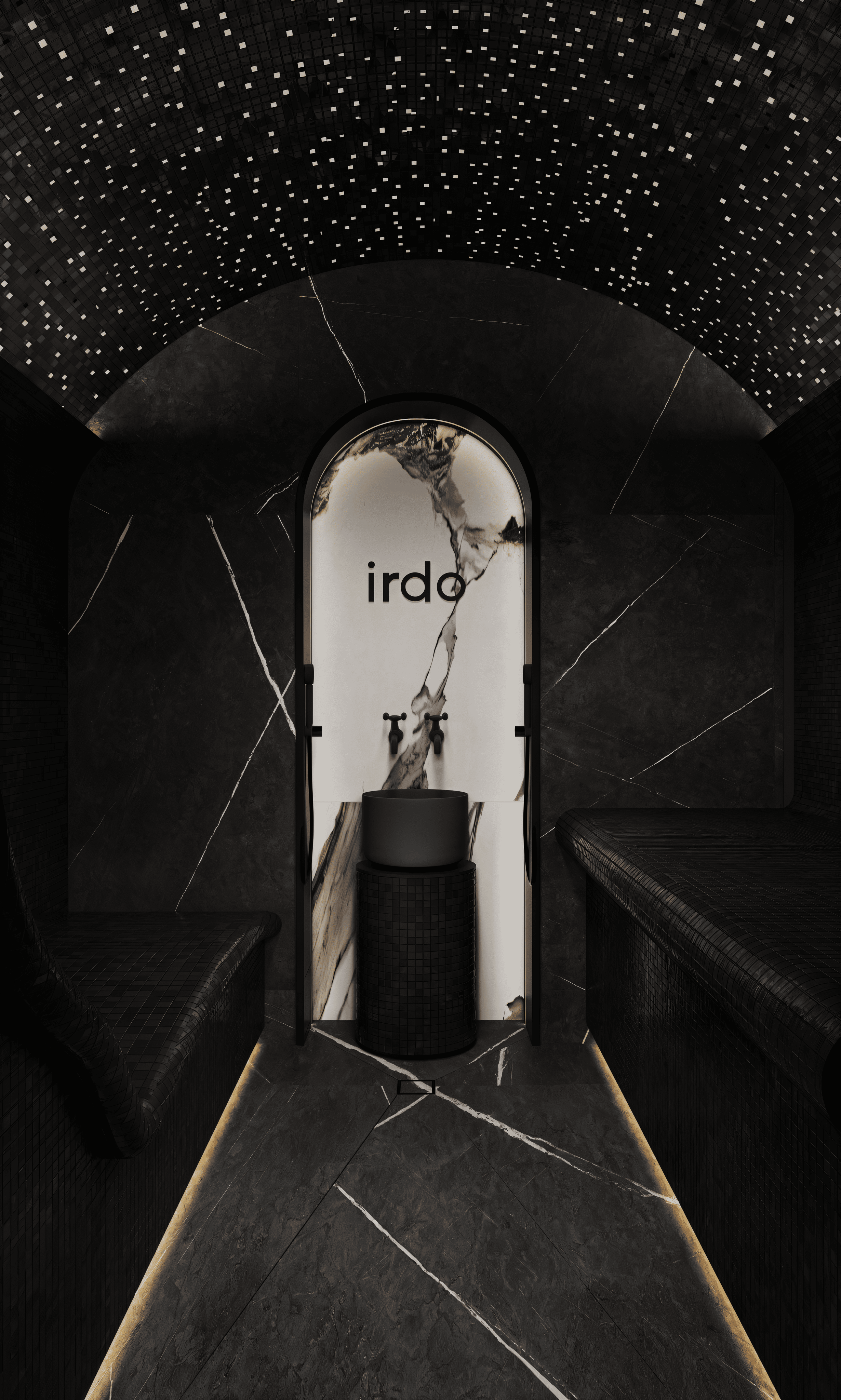 Спа салон IRDO г. Пермь. 3D Визуализация интерьера