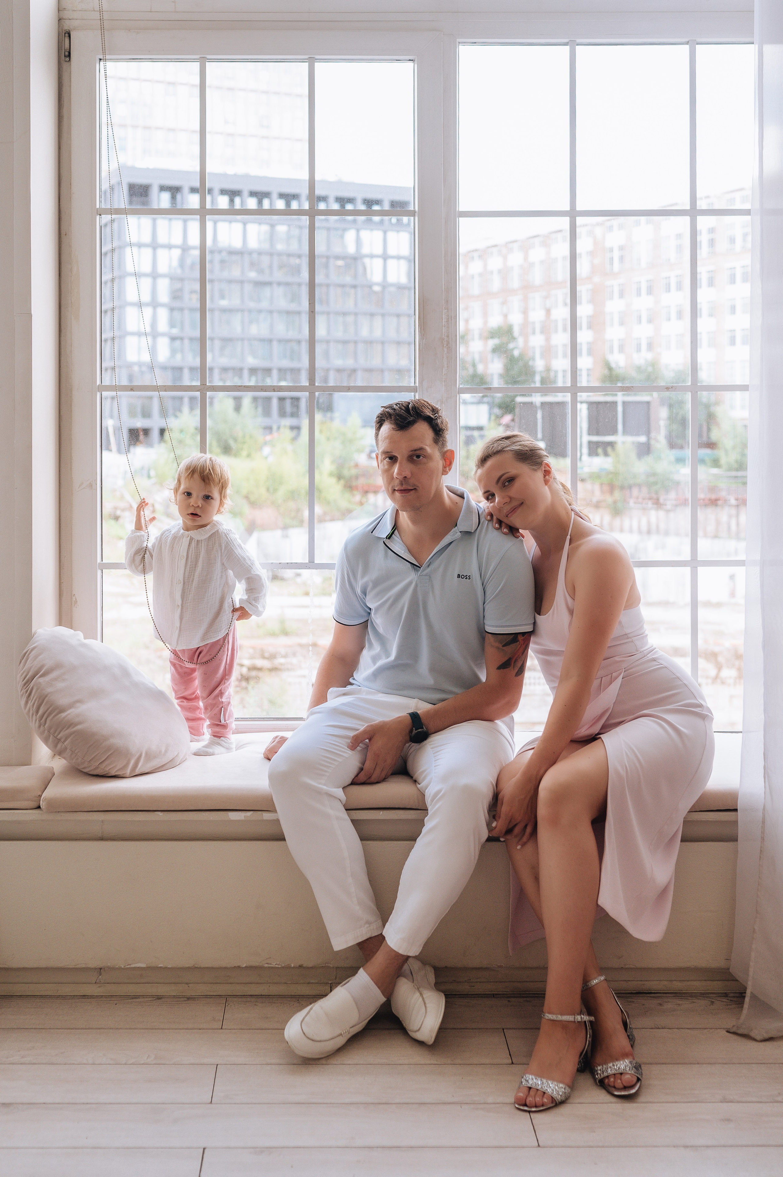 Семейная фотосессия Димы, Олеси и Насти. Фотограф в Москве и Московской области Таня Яблочкина