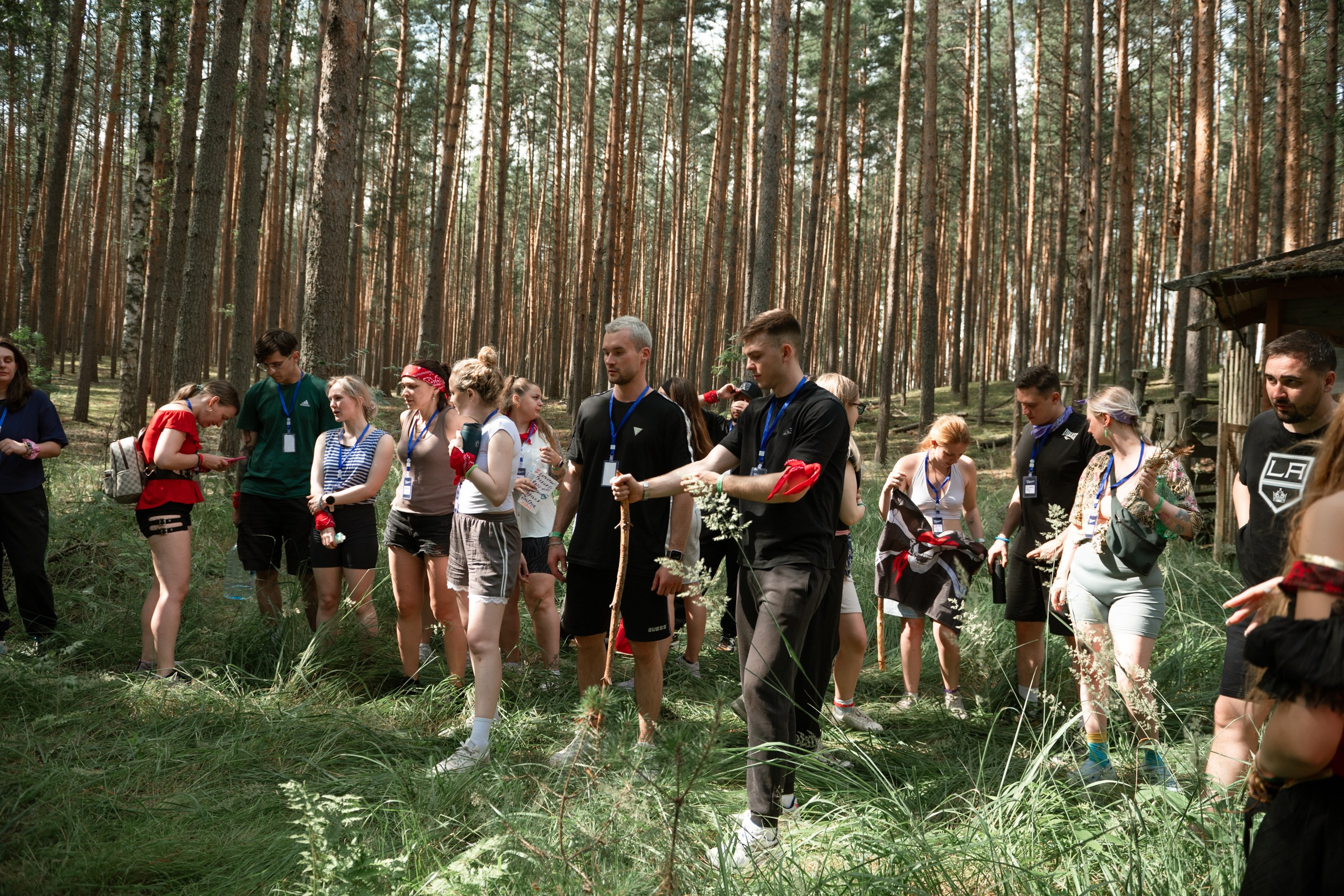 Лагерь пиратов для взрослых на острове на Волге. Фотограф Сергей Красильников