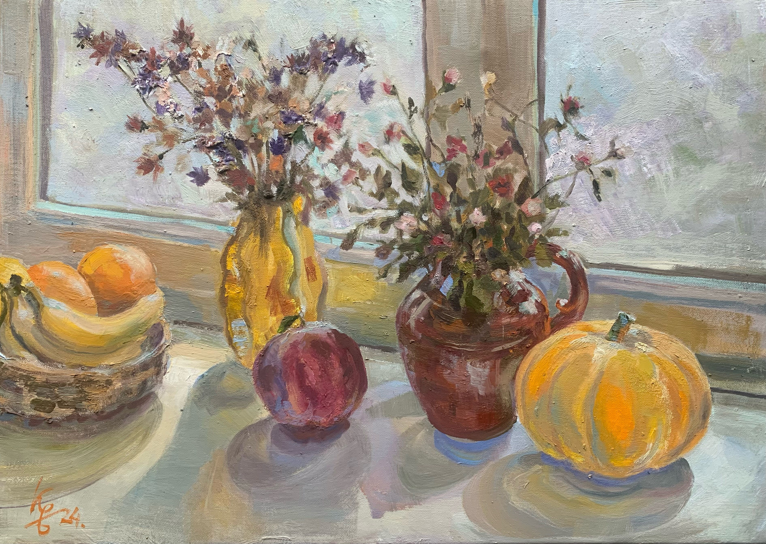 Ноябрь подекабрел 50х70 х-м 2024