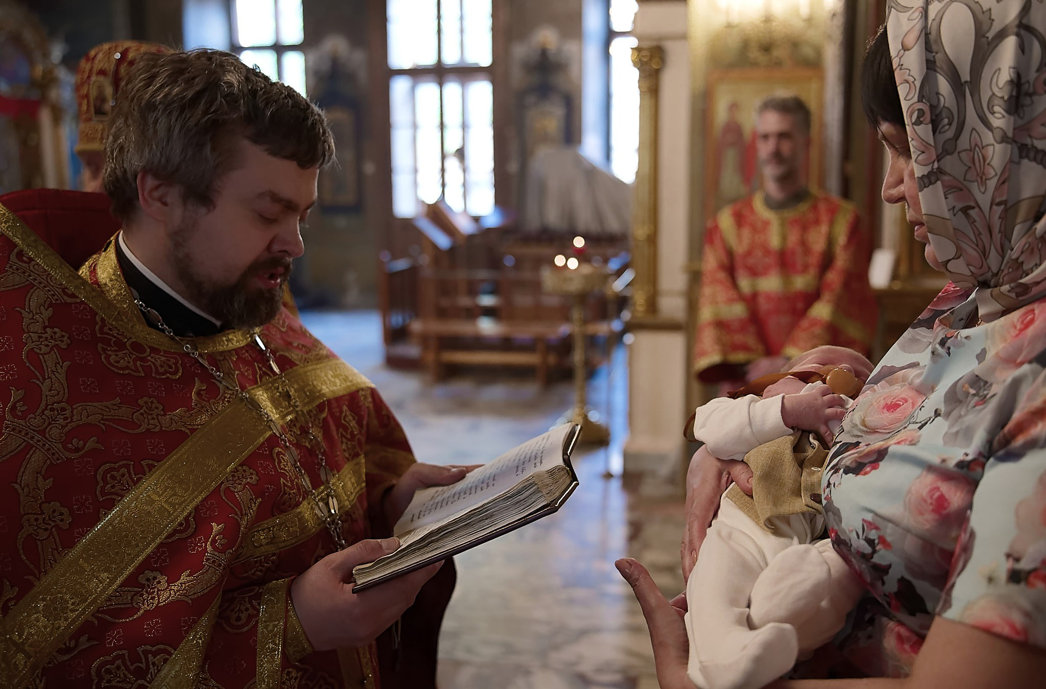 Таинство Крещения на Светлой Седмице. Фотограф в Москве