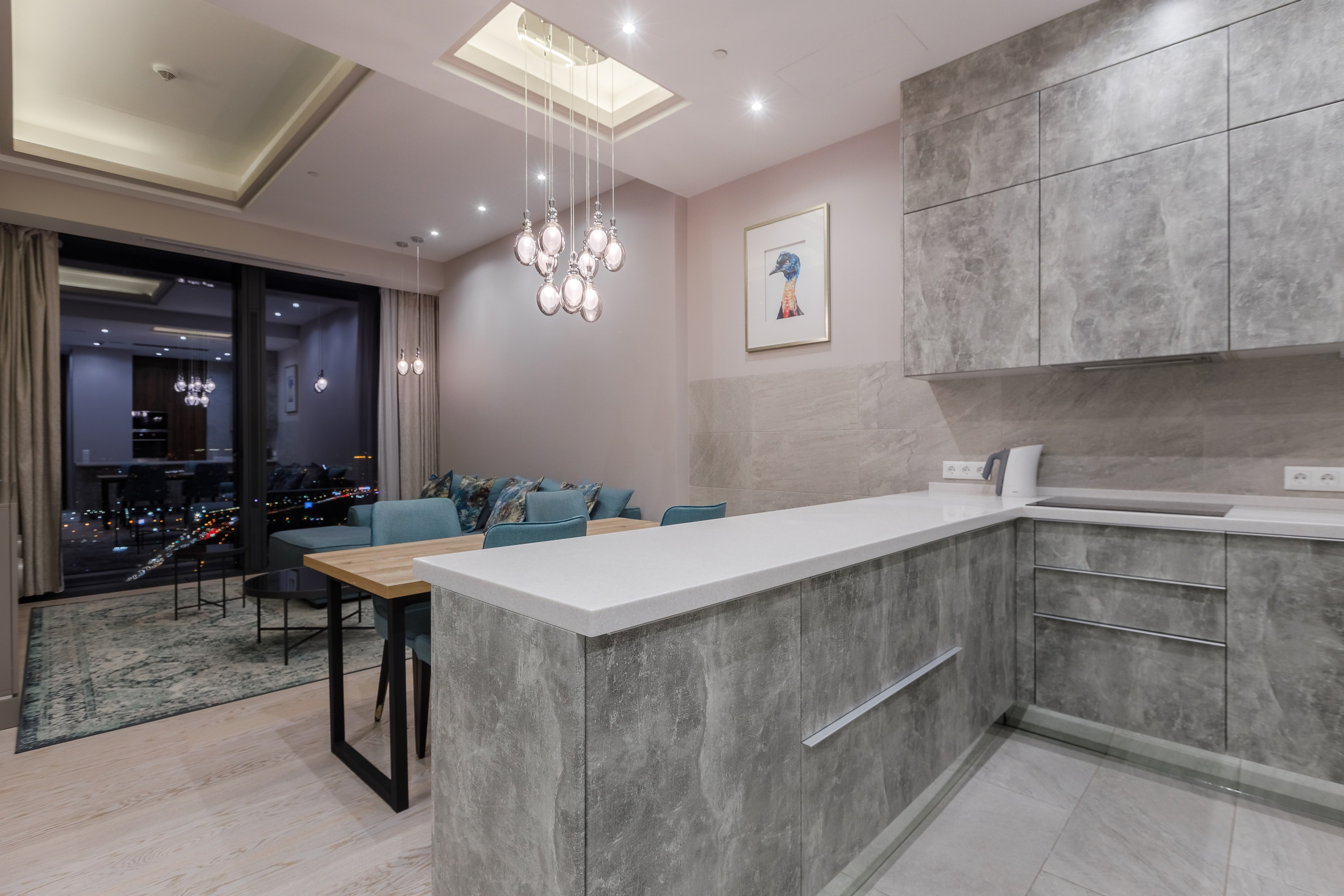 Апартаменты в башне Нева. Интерьерный фотограф в Москве Роман Потапов