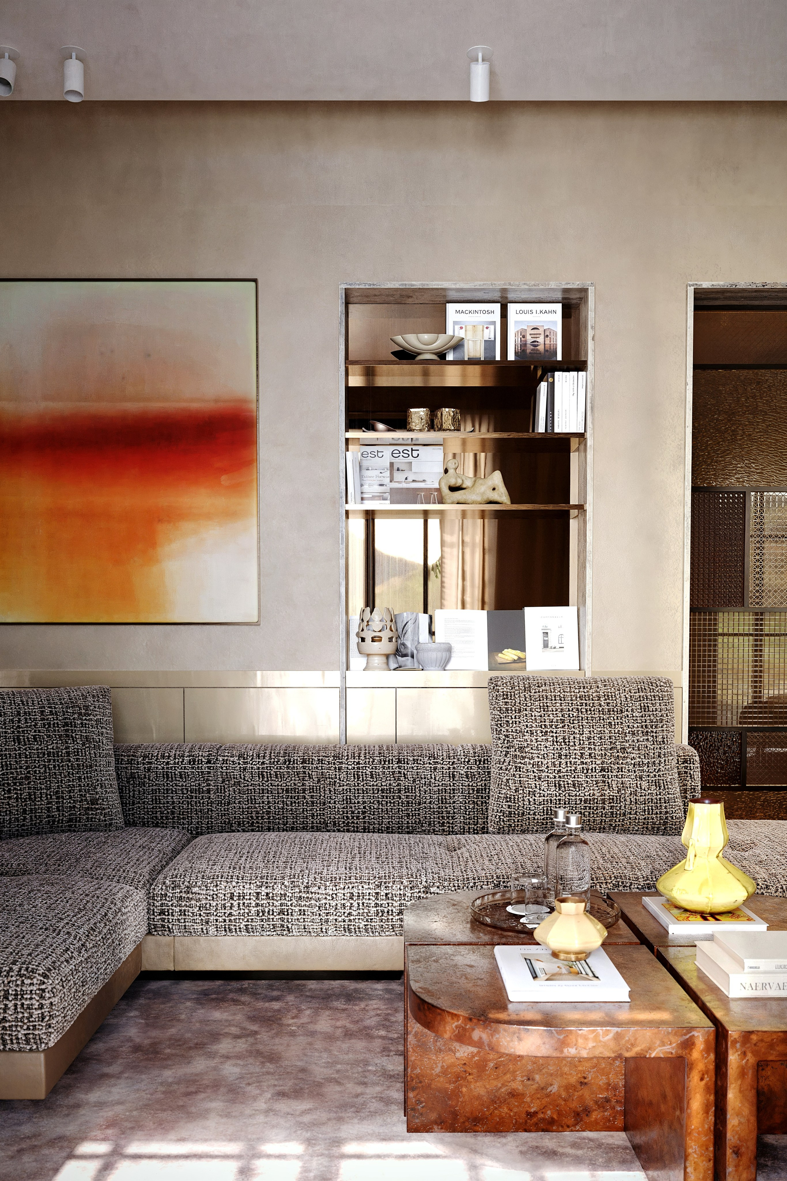 Alliot+Maudet buro livingroom. Визуализации Дизайн проектов