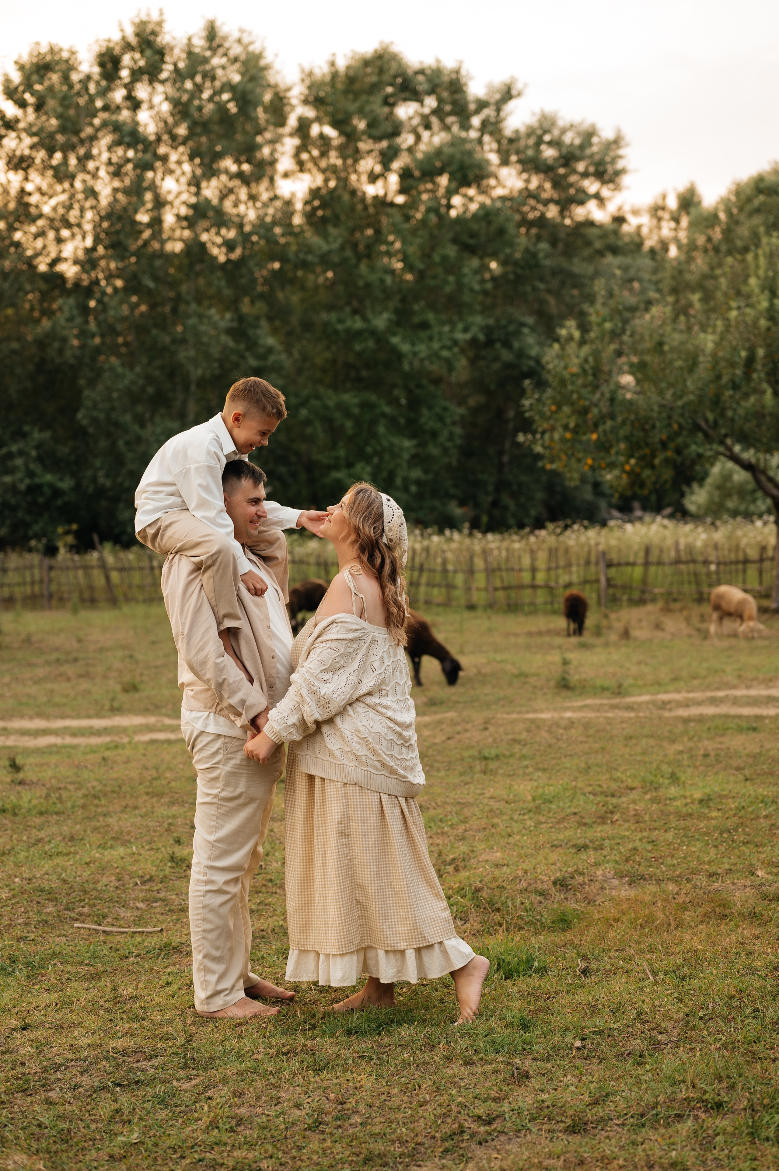 Семейная фотосессия на ферме. Свадебный и семейный фотограф в Краснодаре Алина Мельник